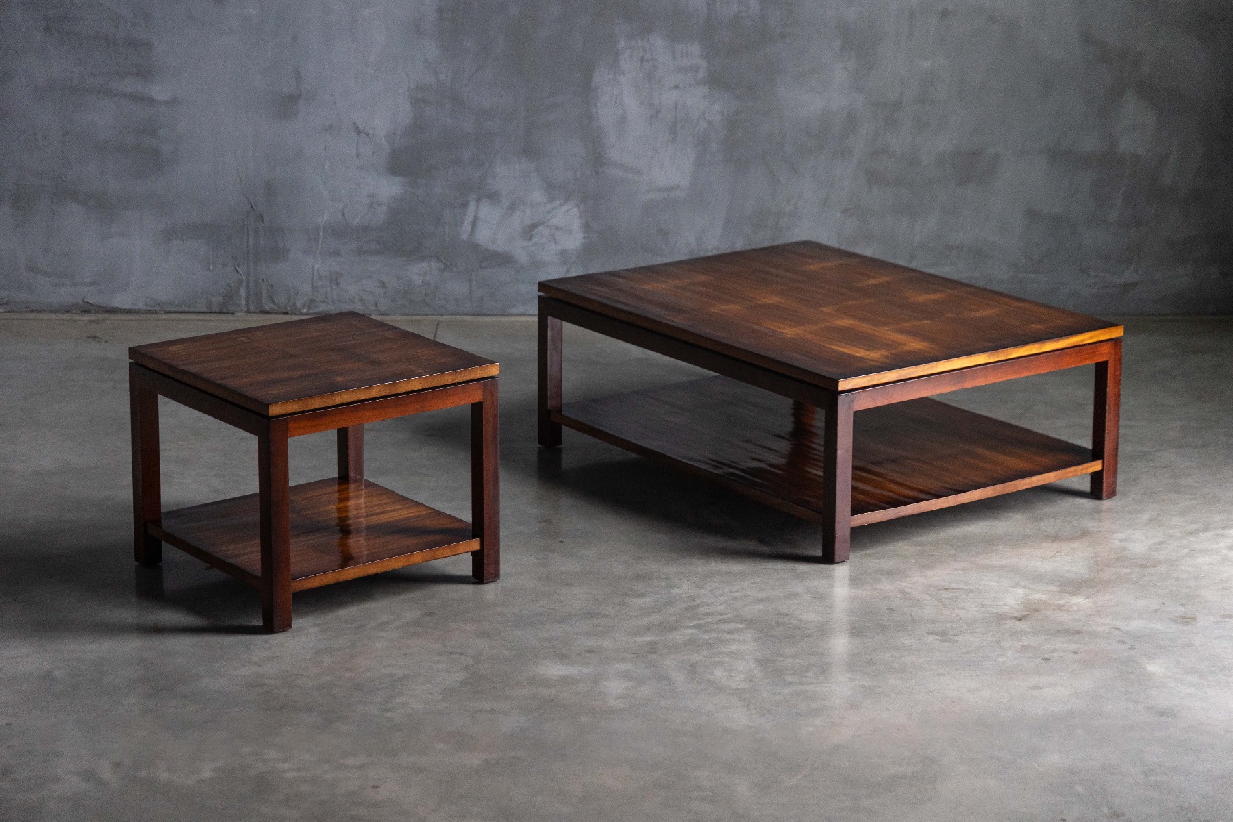 Collectible vintage bamboo table for living room