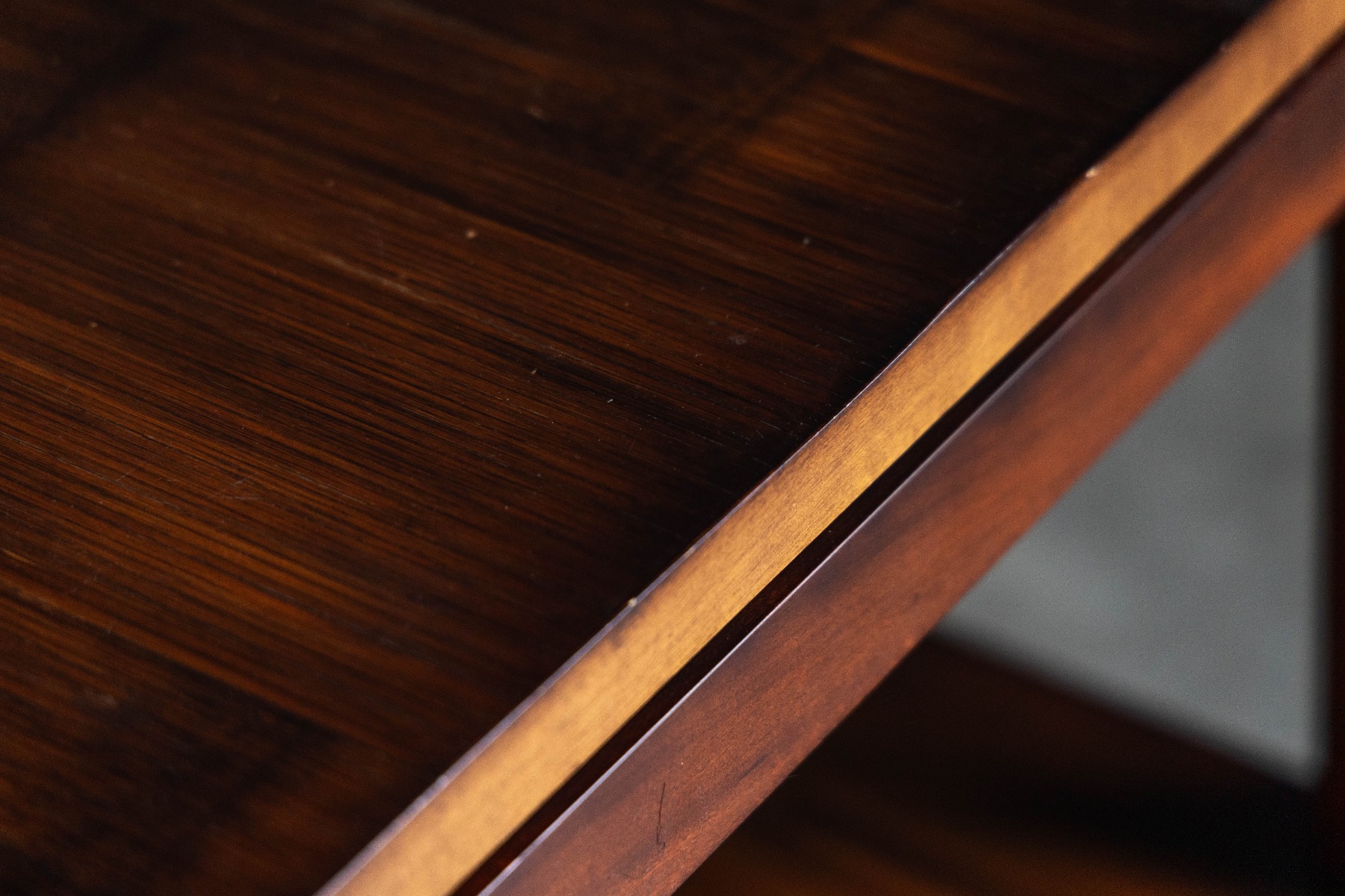 Organic bamboo accent table with refined proportions