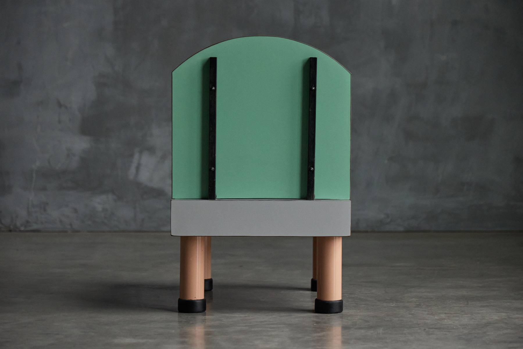 Retro 1980s Memphis design statement chair