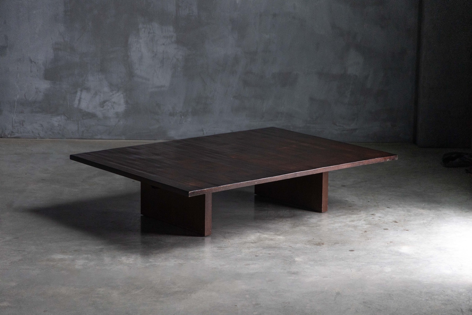 Collectible contemporary brutalist coffee table