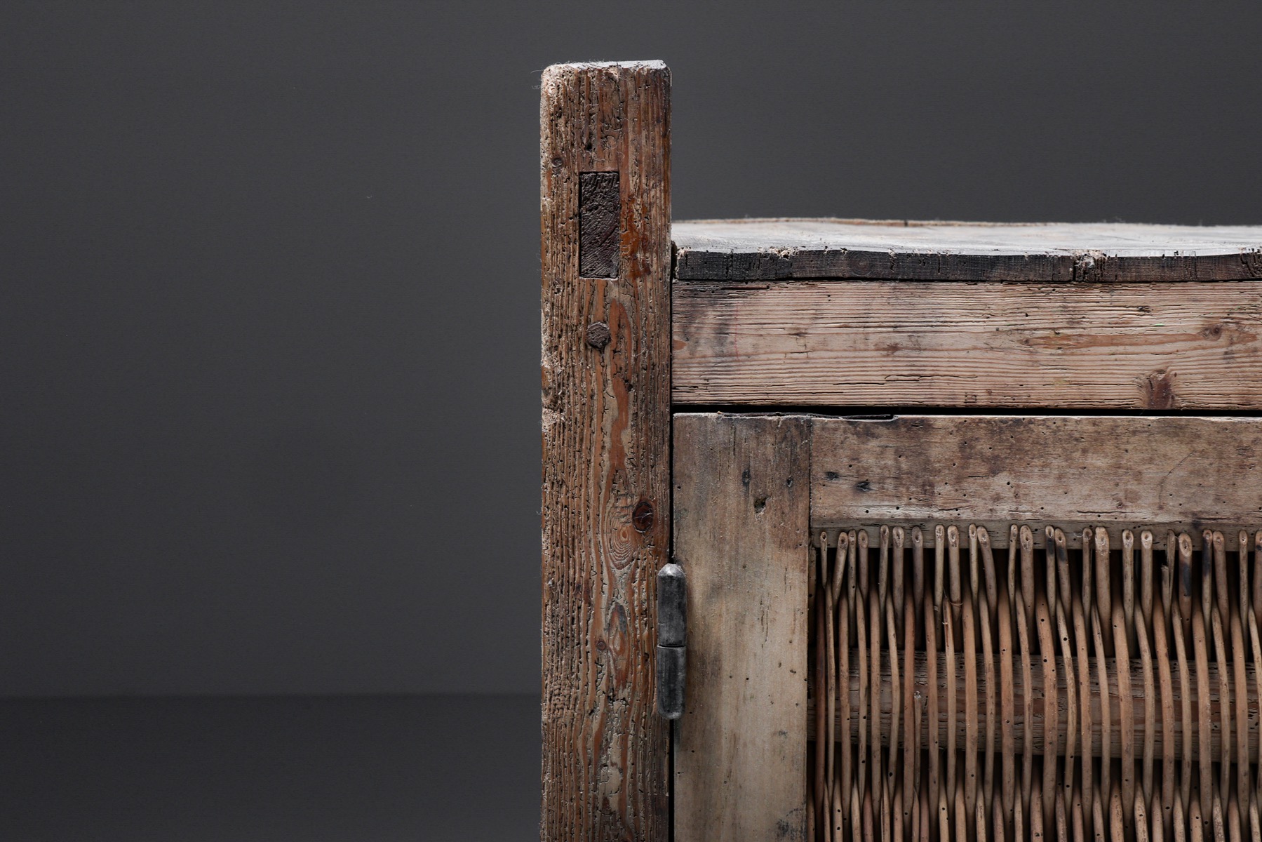 Traditional Haute Savoie cheese cabinet in wood design