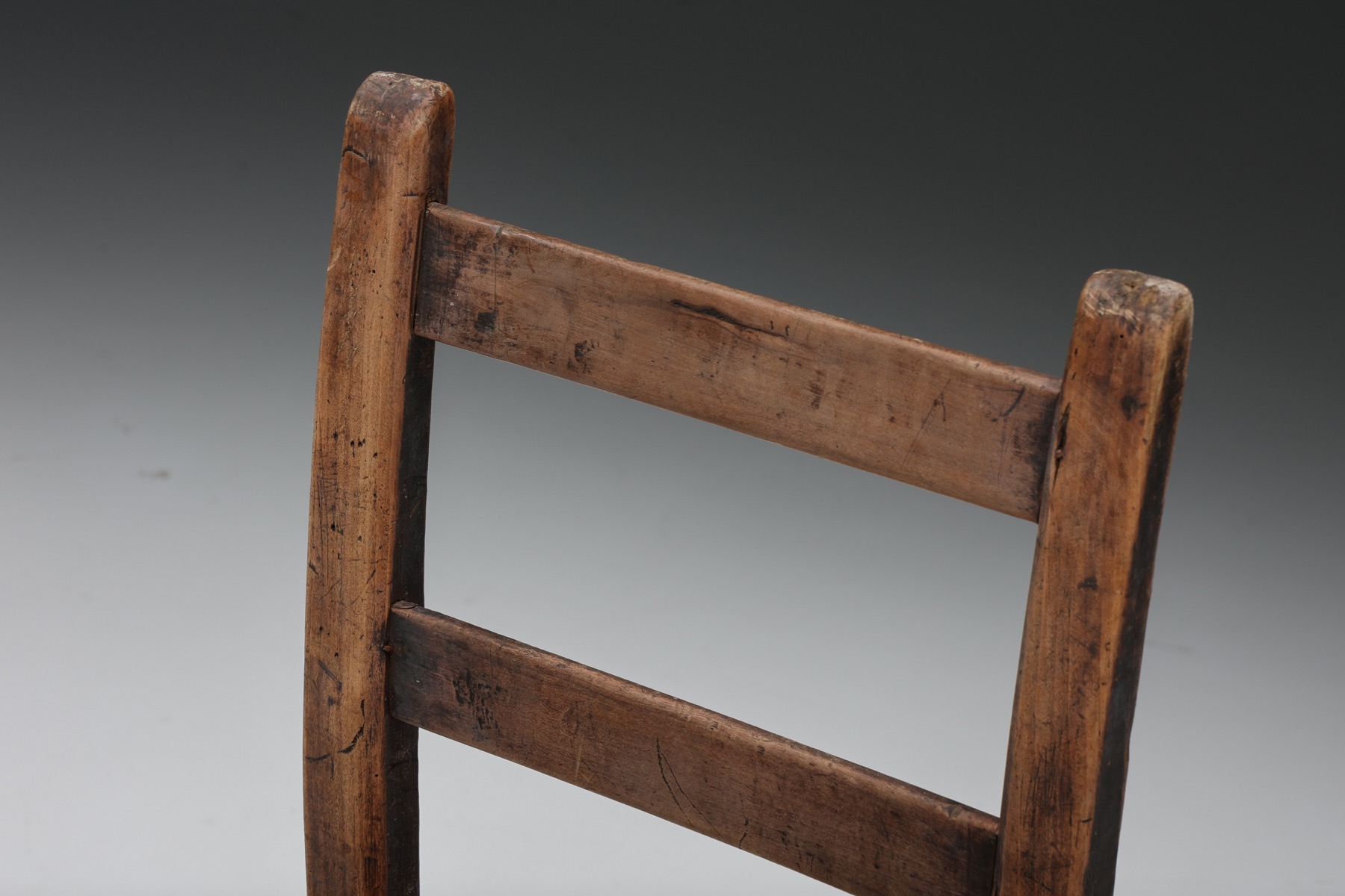 Vintage rural rattan chair in natural material