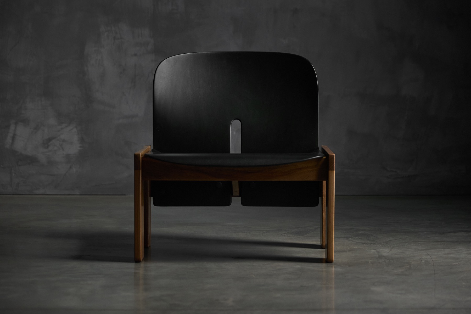 Architectural lounge chair designed by Scarpa