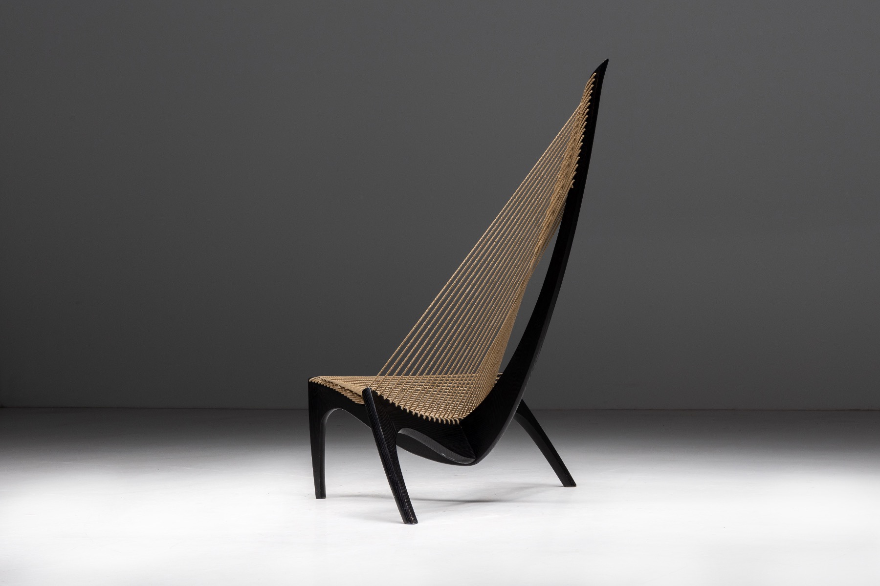 Harp Chair by Jørgen Høvelskov for Christensen and Larsen - 1968