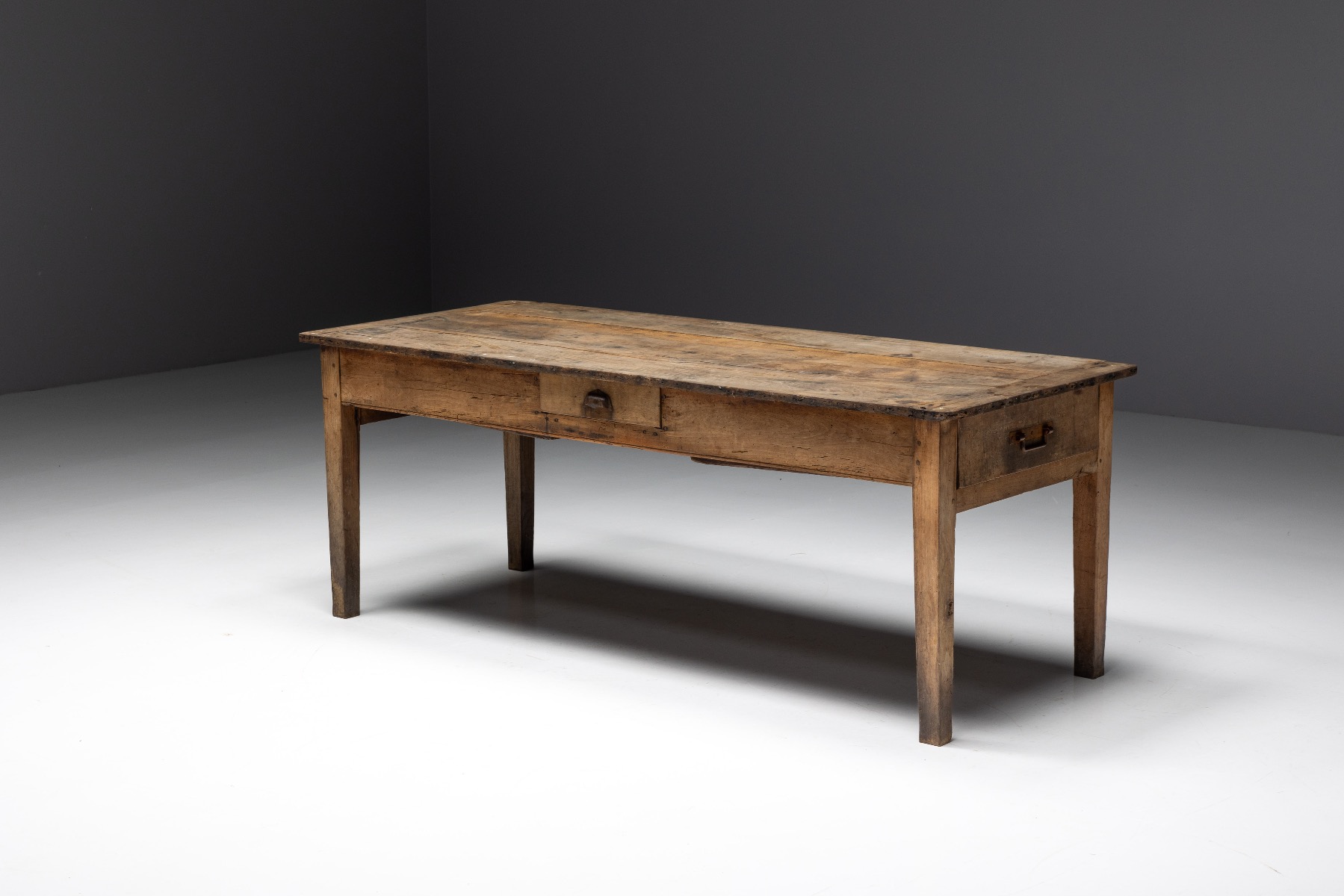 Antique country art populaire table