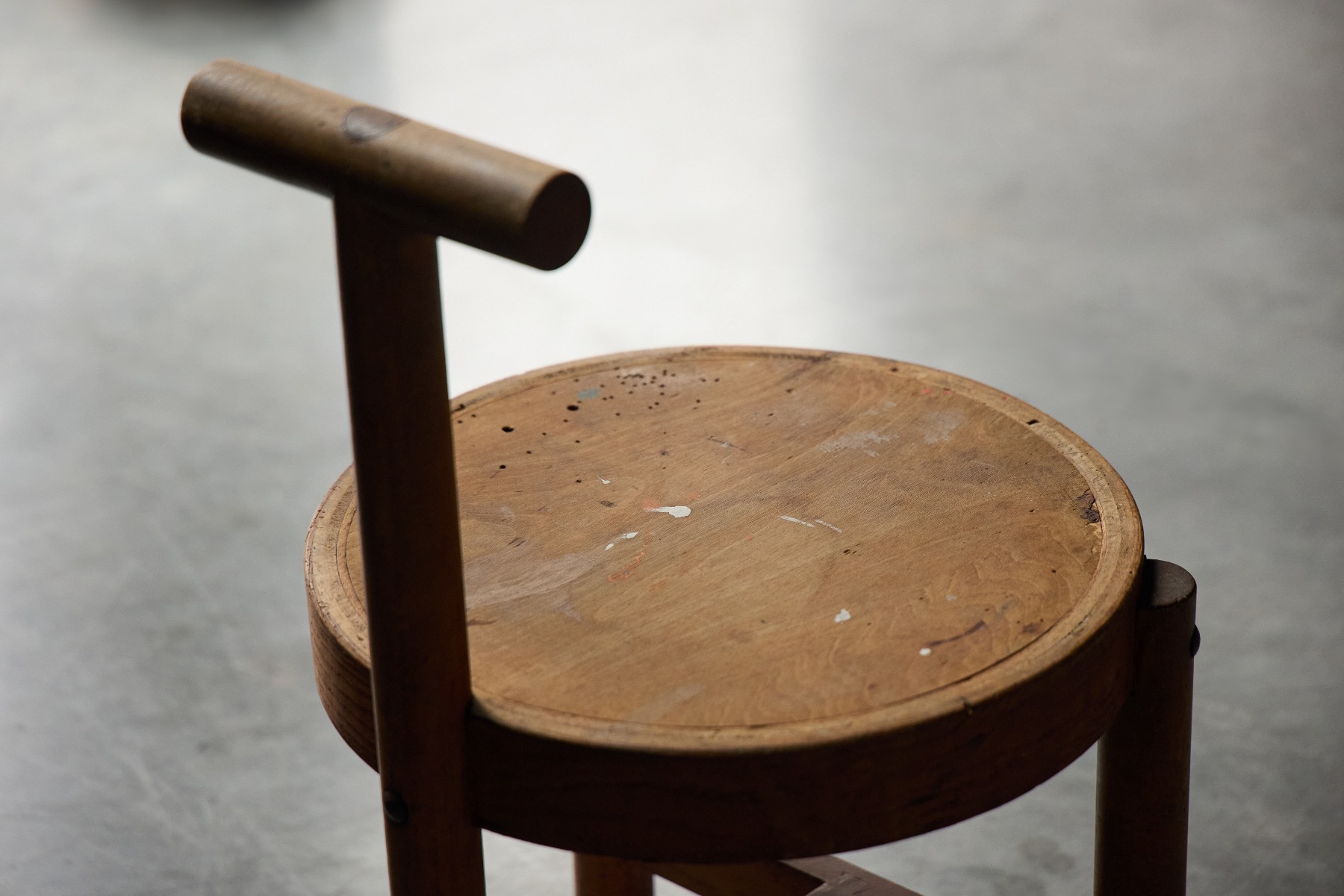 Vintage one off design stool by Johan Rutjes