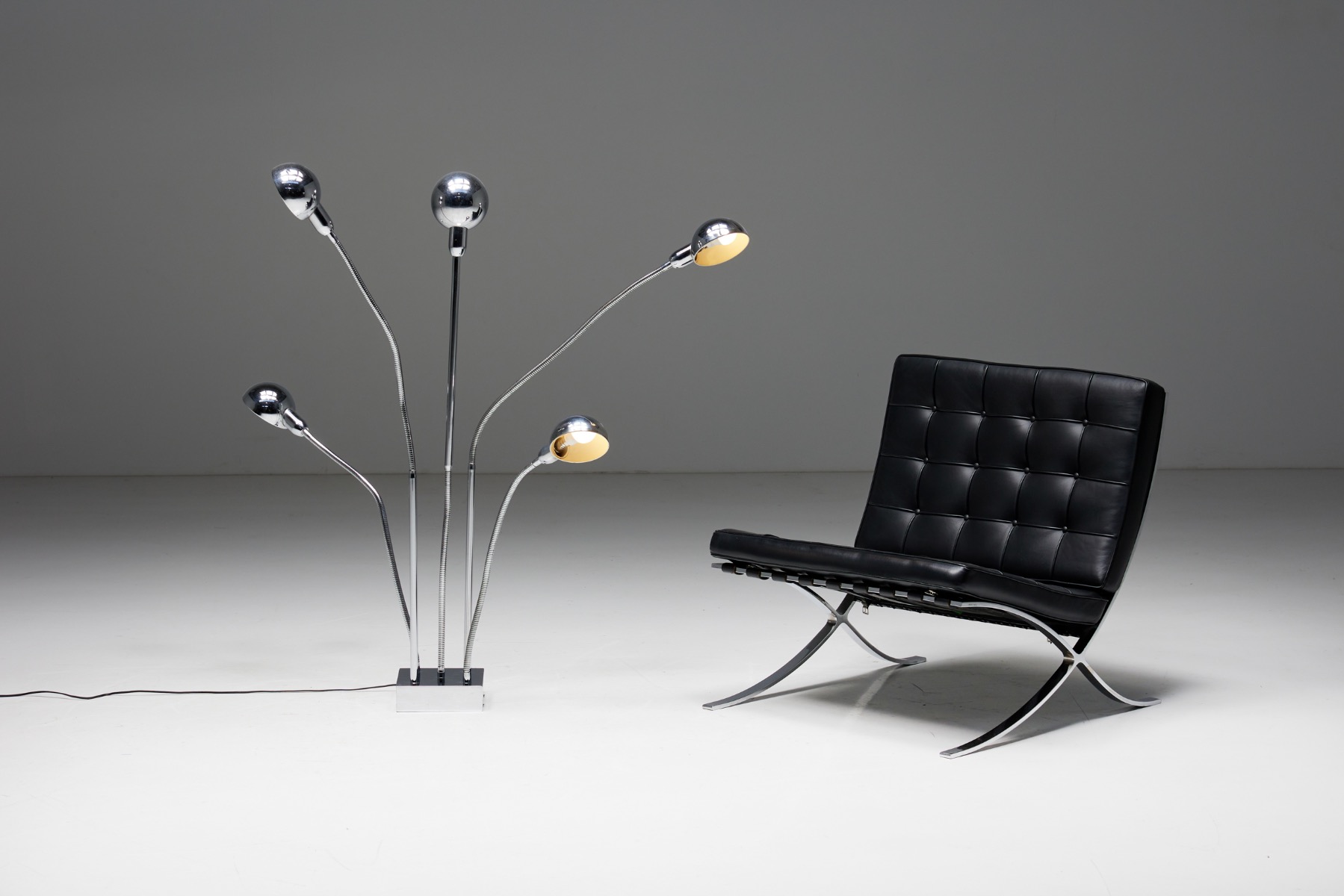 Architectural Hydra floor lamp design