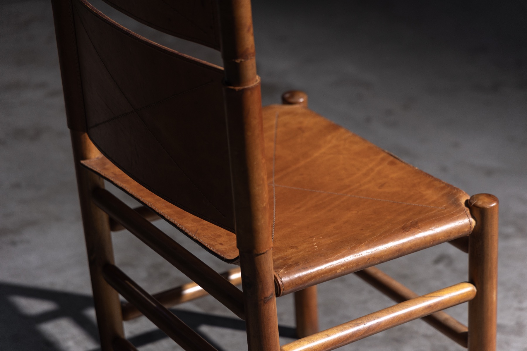 Vintage Kentucky chair designed for Bernini