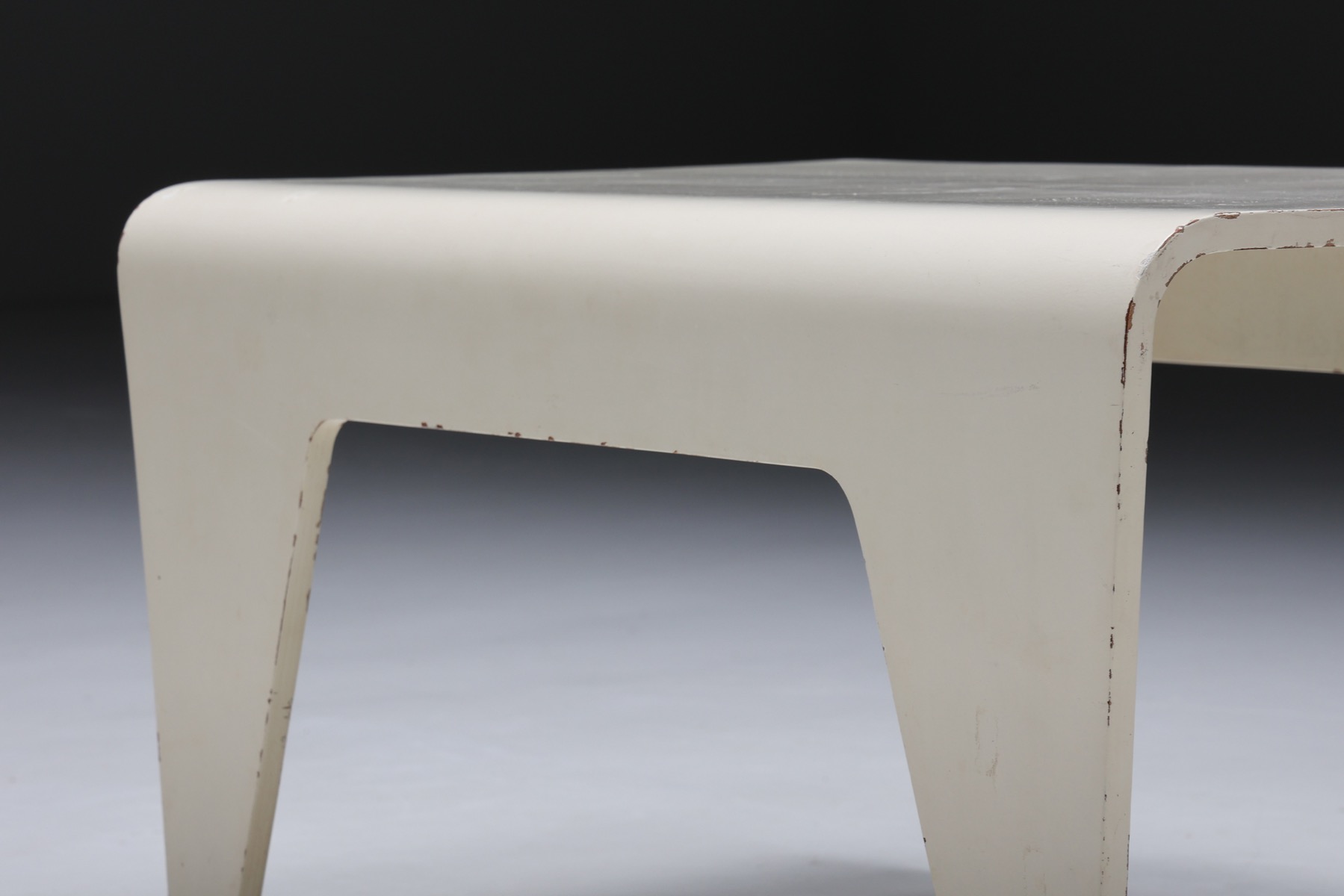 Architectural plywood table by Marcel Breuer design