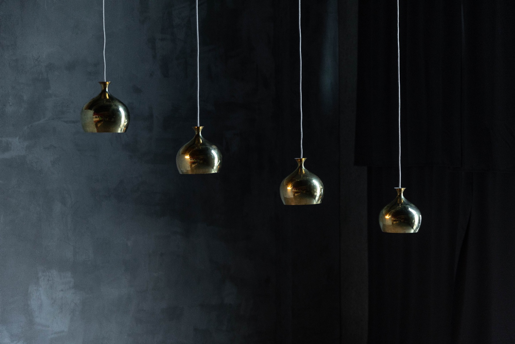 Architectural Scandinavian table lamp from the 1960s