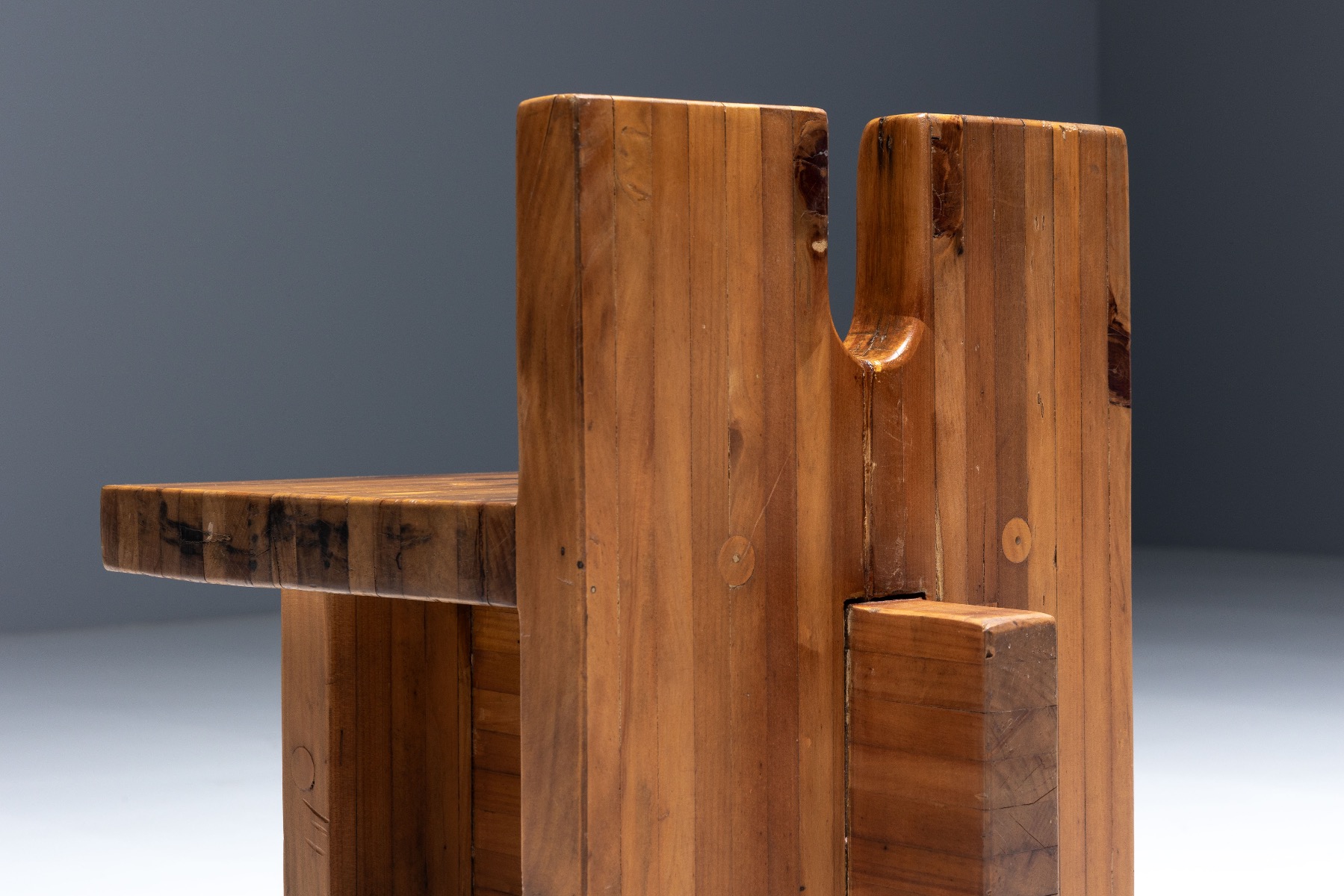 Architectural stools by Lina Bo Bardi