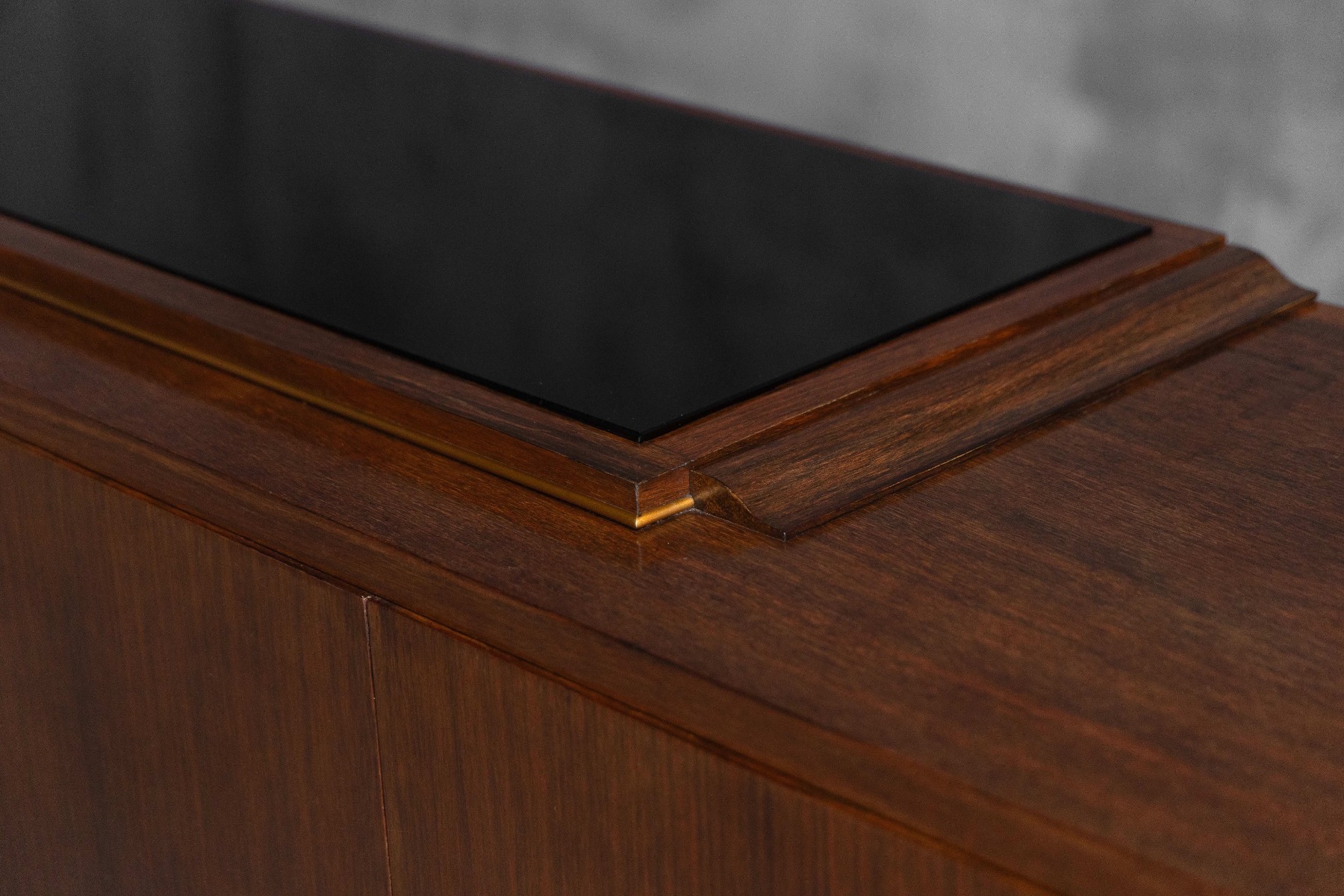 European Art Deco walnut sideboard from the 1930s