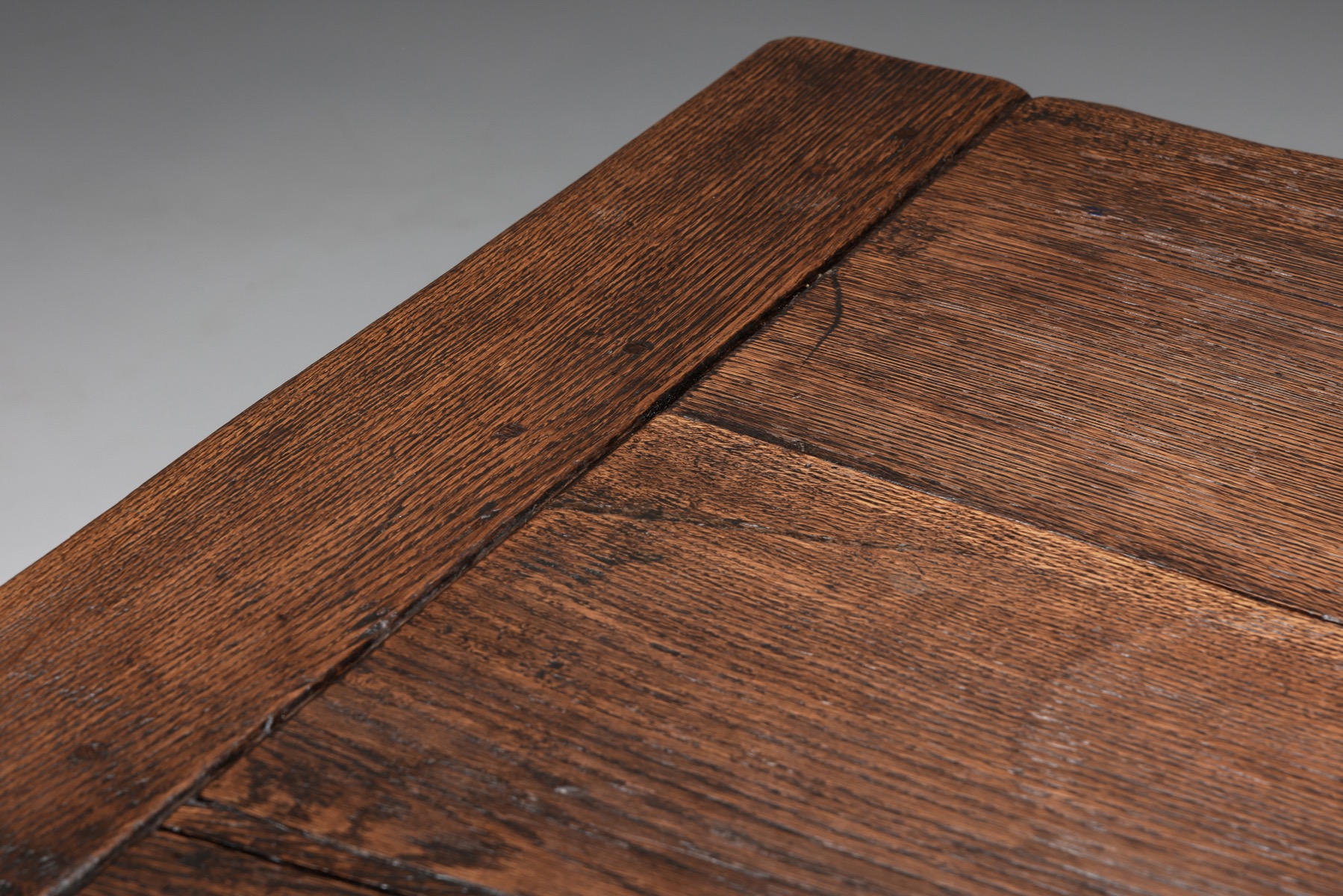 Authentic rustic wooden dining table from the 1940s