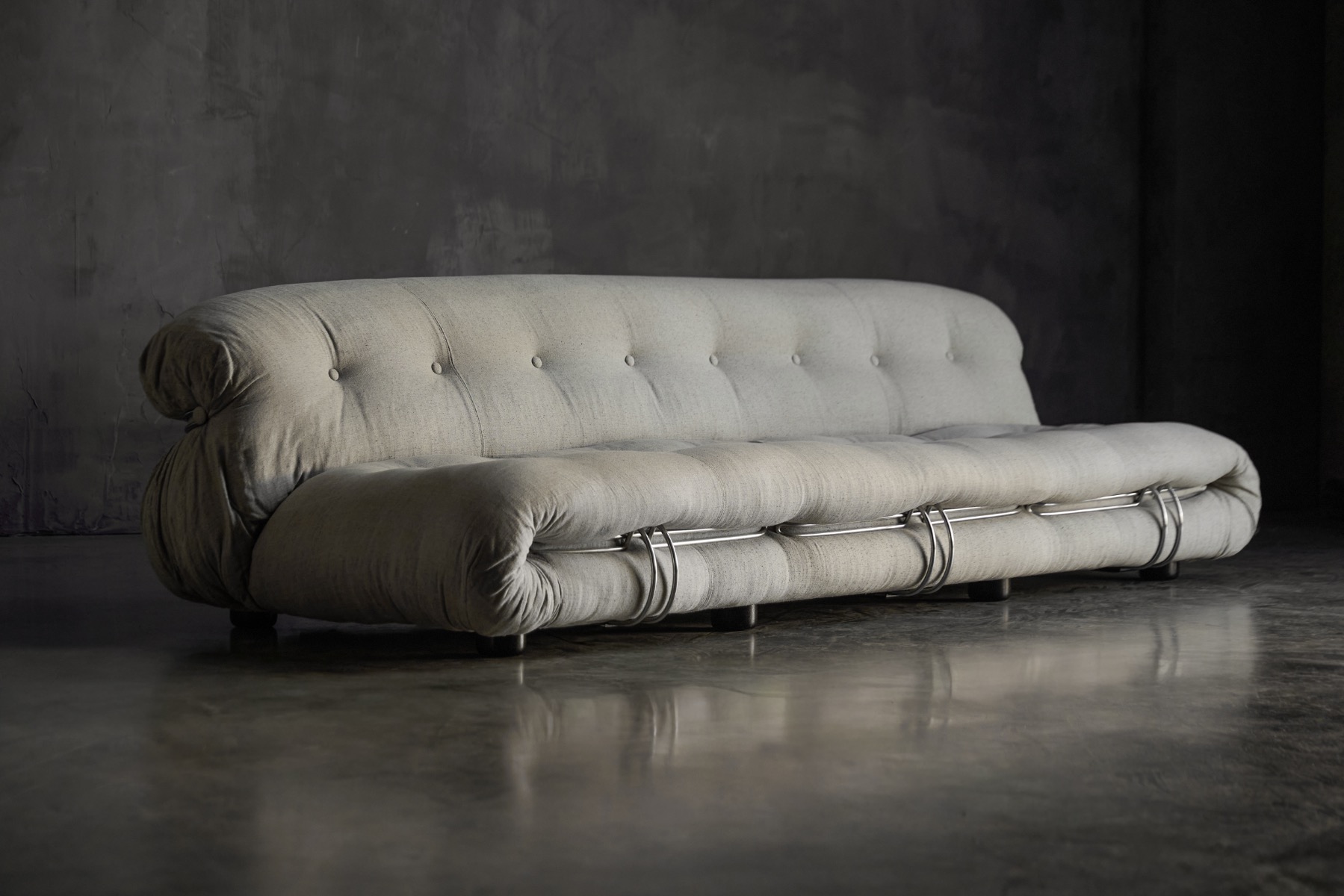 Cassina Soriana lounge sofa with soft enveloping shape