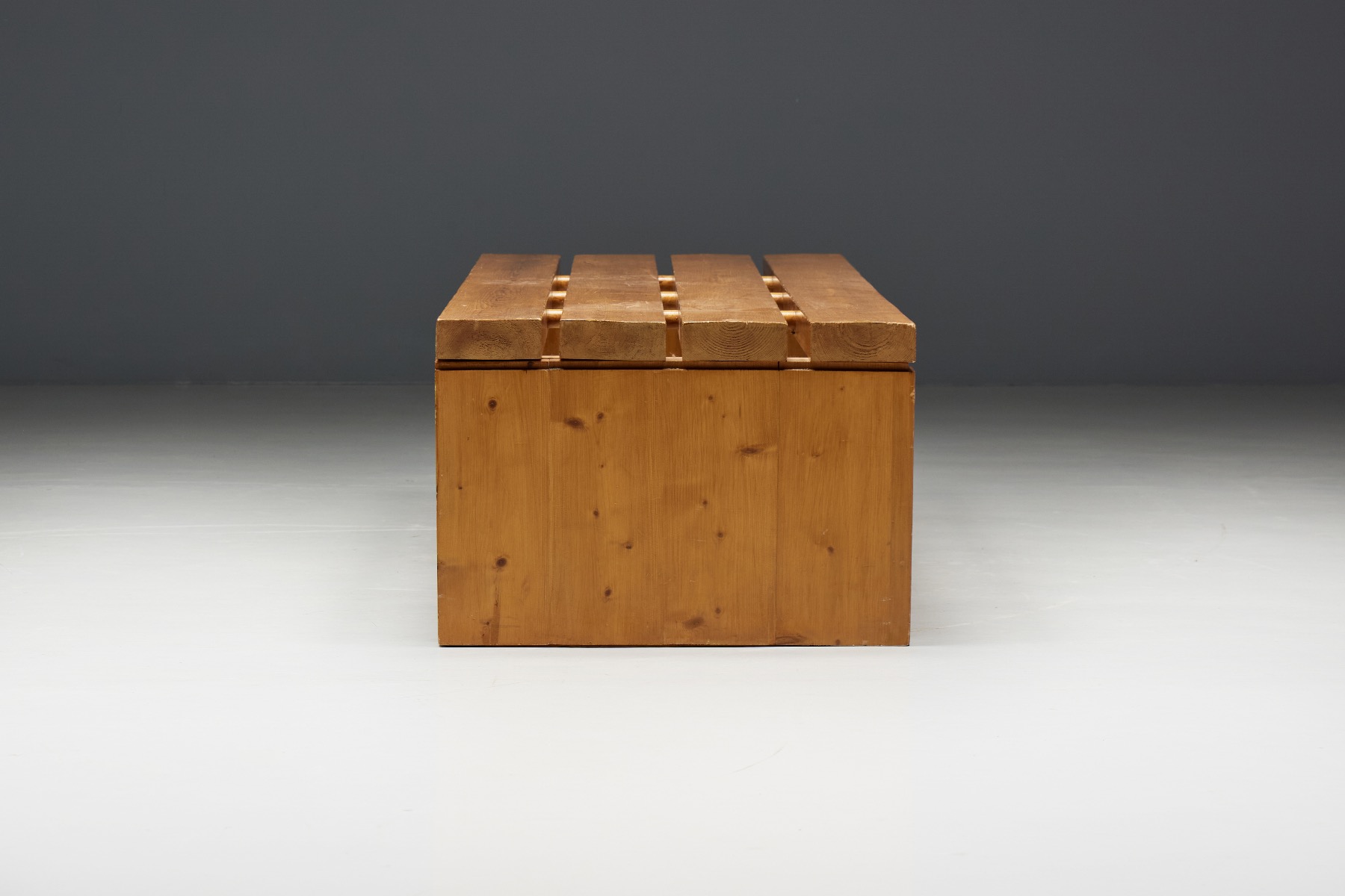 Collectible Charlotte Perriand slate bench