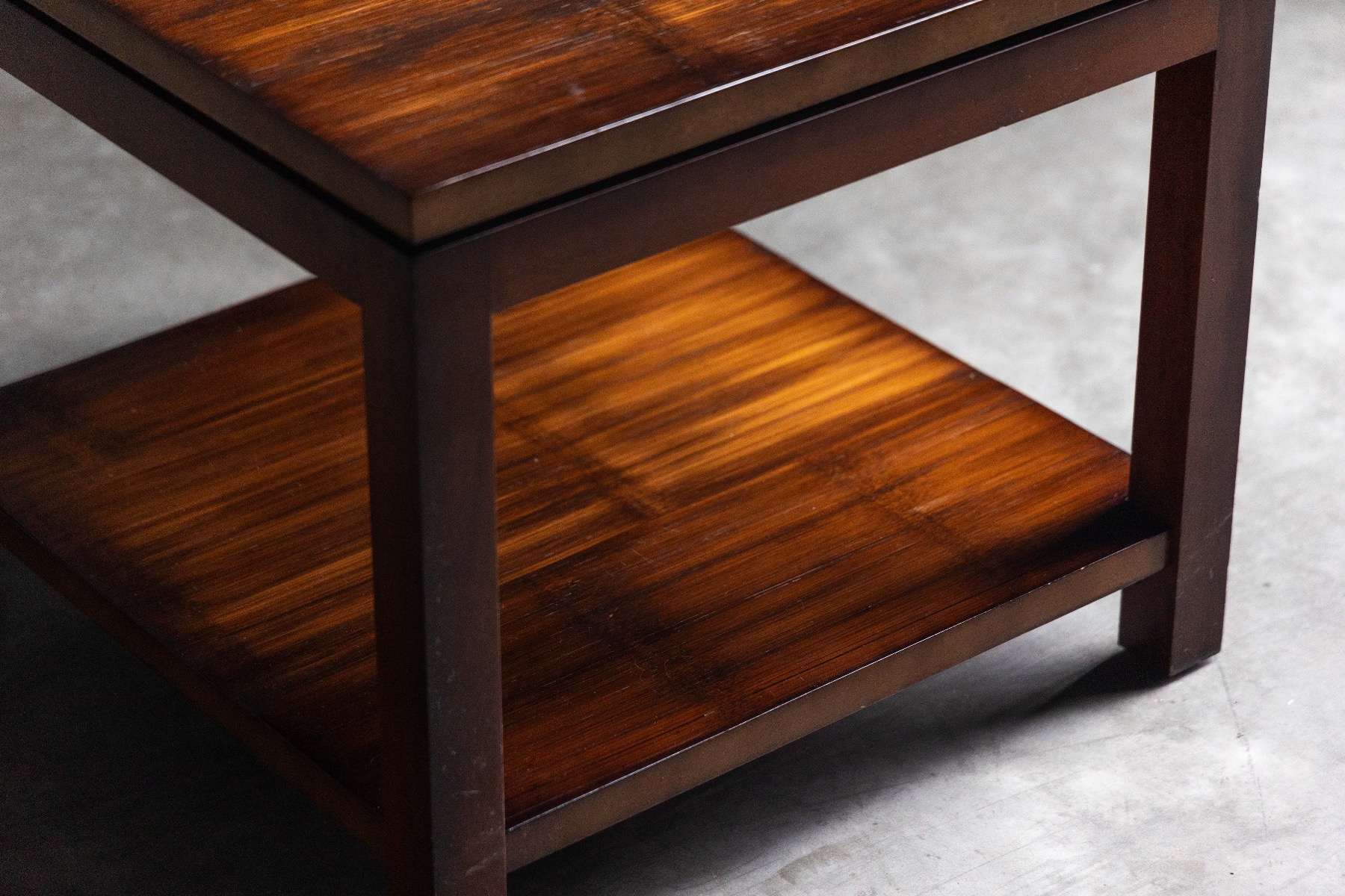 Collectible 1980s bamboo table by Vervoordt