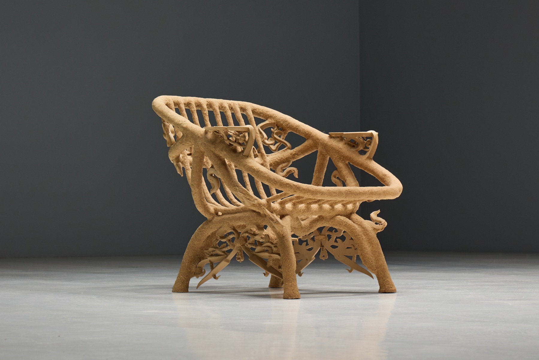 Artistic contemporary lounge chair by Schimmel and Schweikle