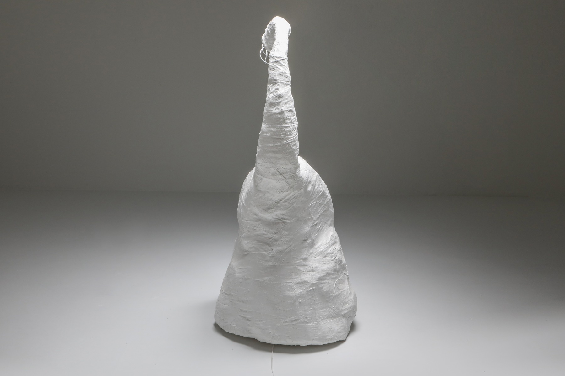 Gallery style sculpture lamp with mirror from the 2010s