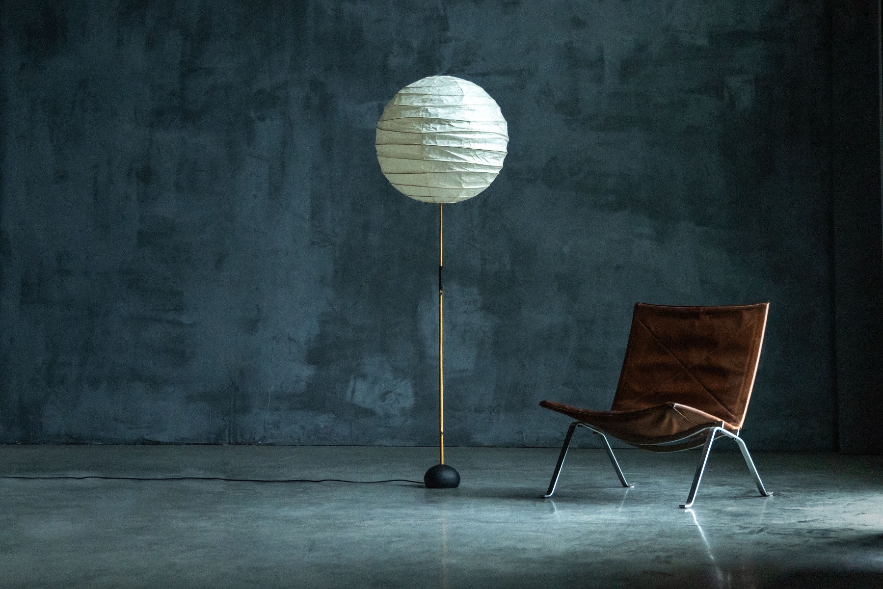 Mid century Akari BB3-55DD floor lamp