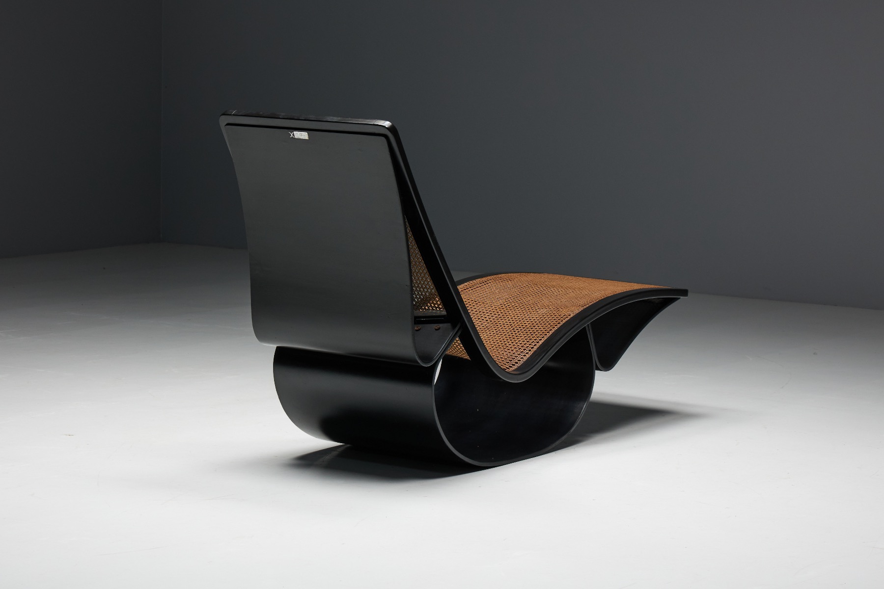 Mid century Brazilian Rio chaise