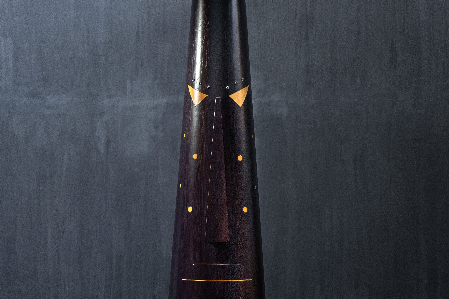 Museum level Bianca Garinei abstract totem sculpture