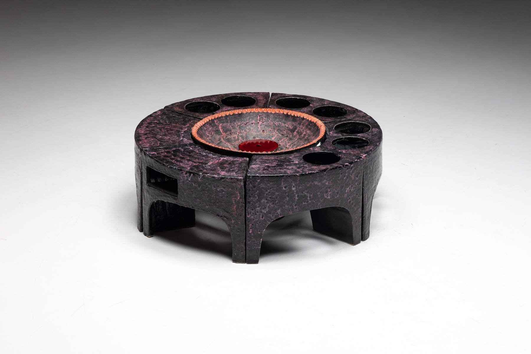 Round Vallauris coffee table 1960s