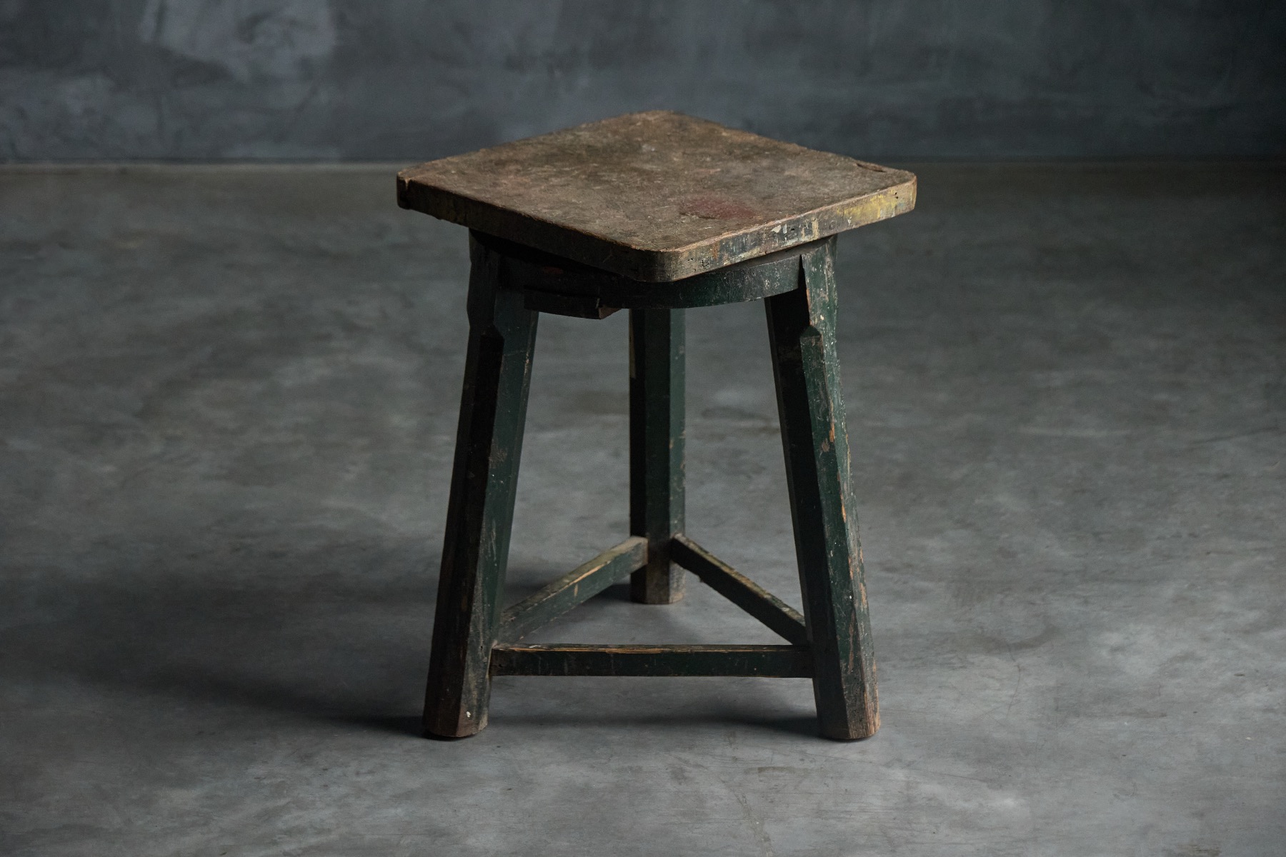 Rustic farmhouse industrial stool