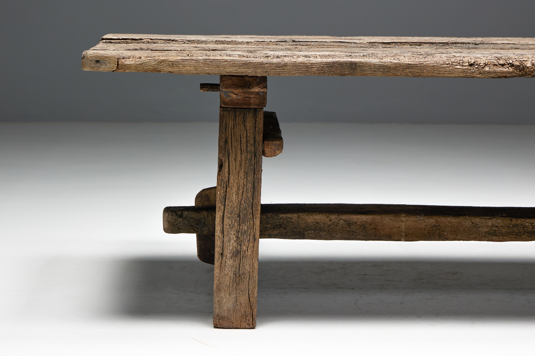 Rustic farmhouse side table 19th century