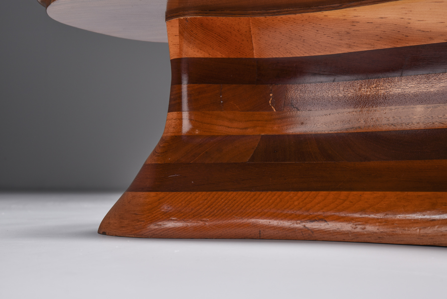 Rustic modern coffee table in studio craft design