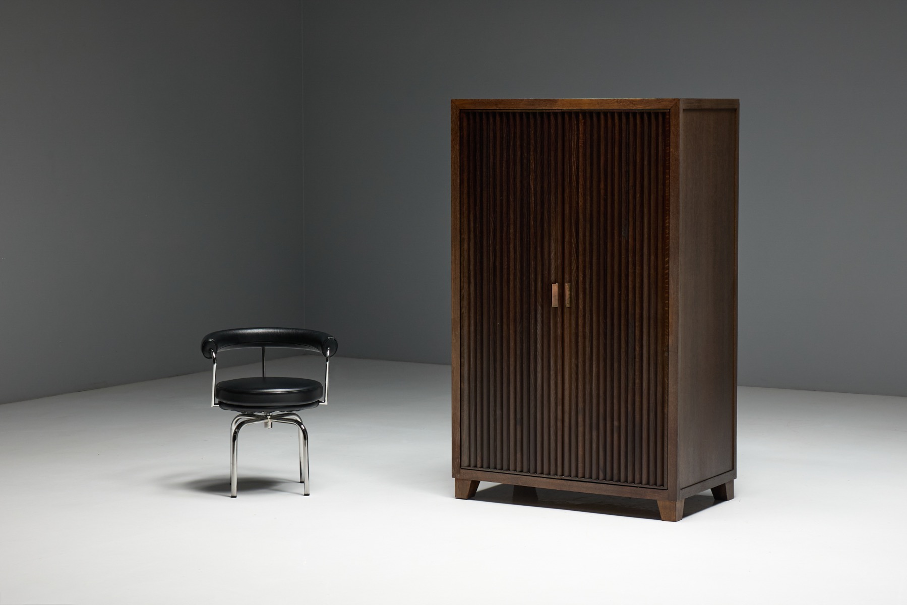 Geometric Scala cabinet Philippe Hurel furniture
