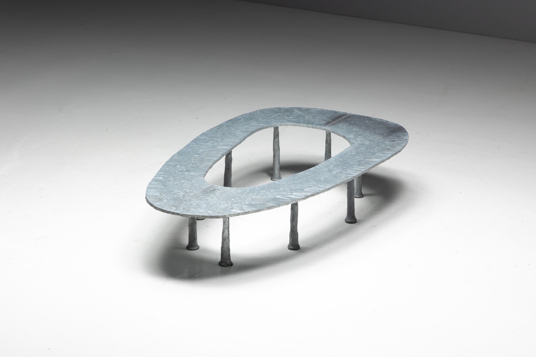 Handcrafted modern center table by Atelier Serruys