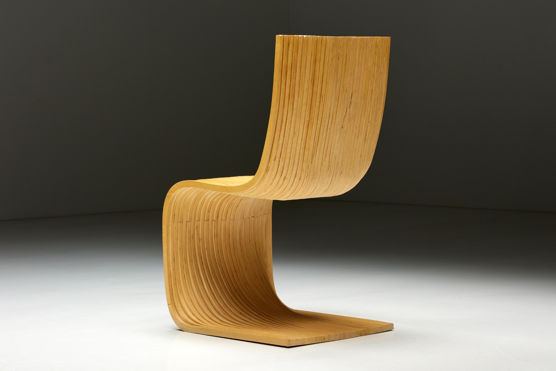 Sculptural bamboo dining chairs for Piegatto from 2006