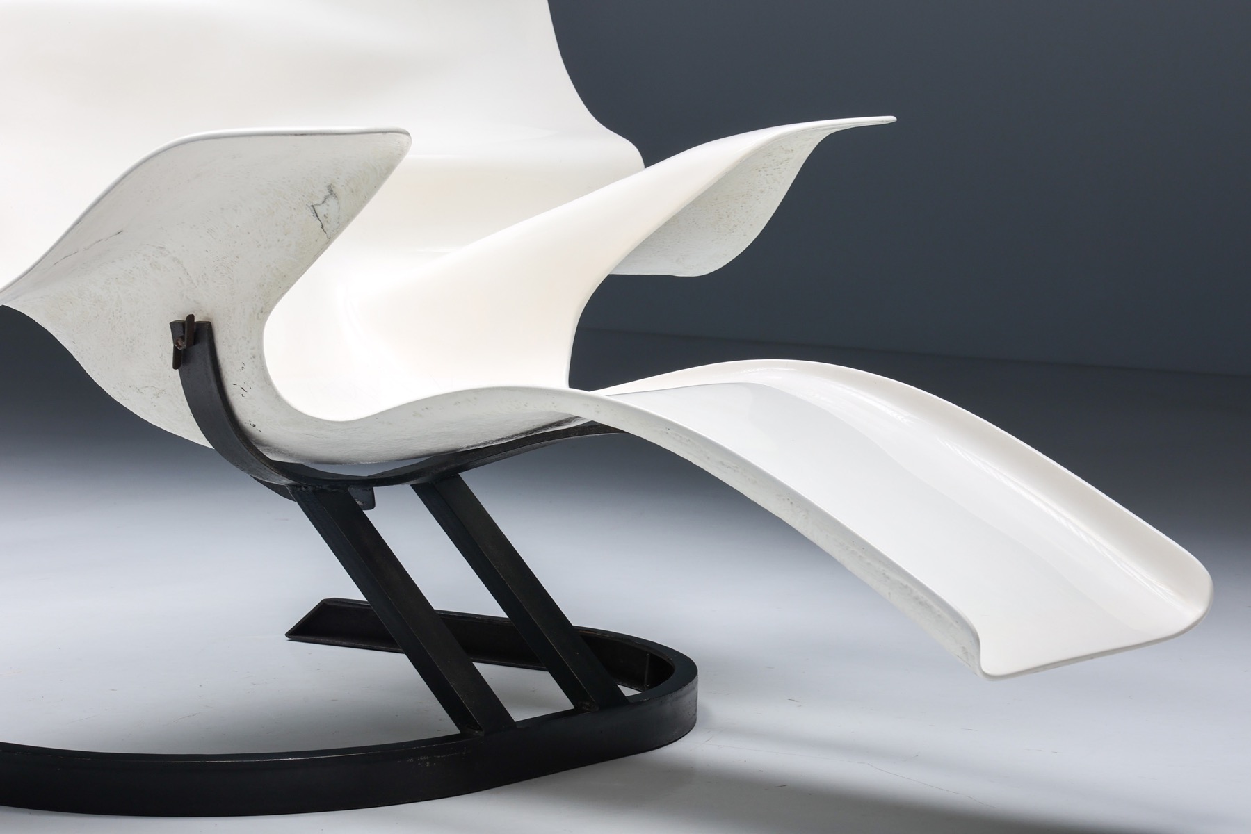 Sculptural chair in elephant design by Bernard Rancillac