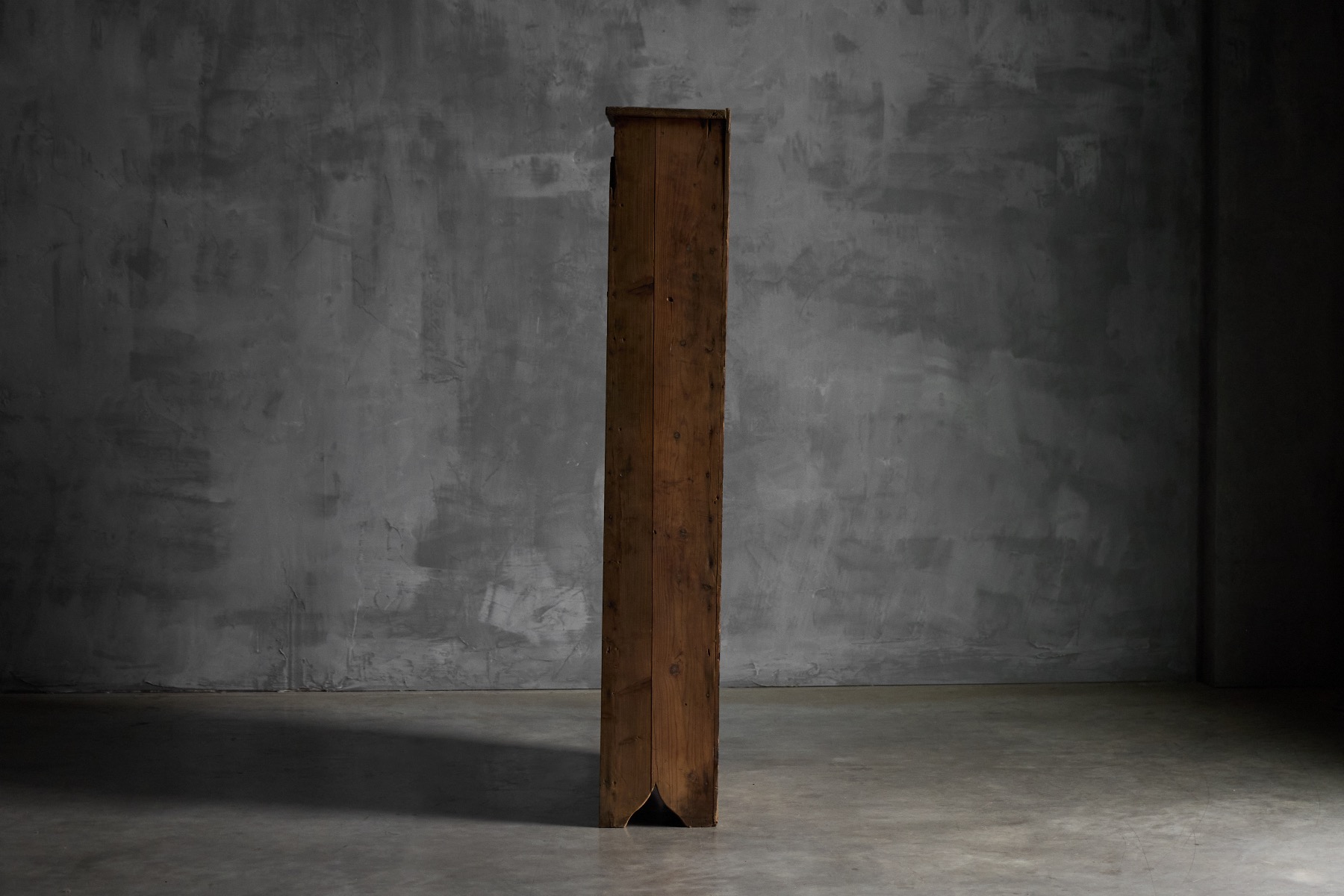Timeworn paper shelf with authentic 19th century wear