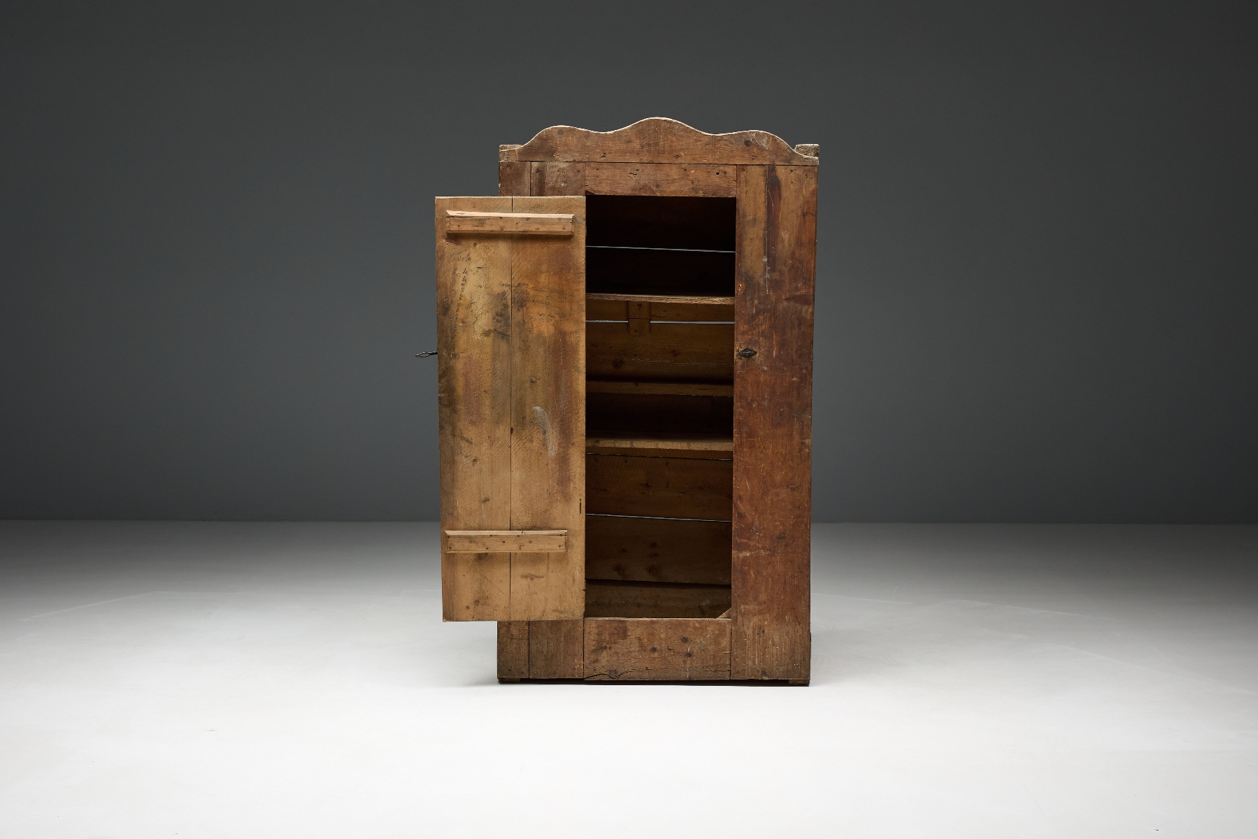 Traditional Alpine country cabinet