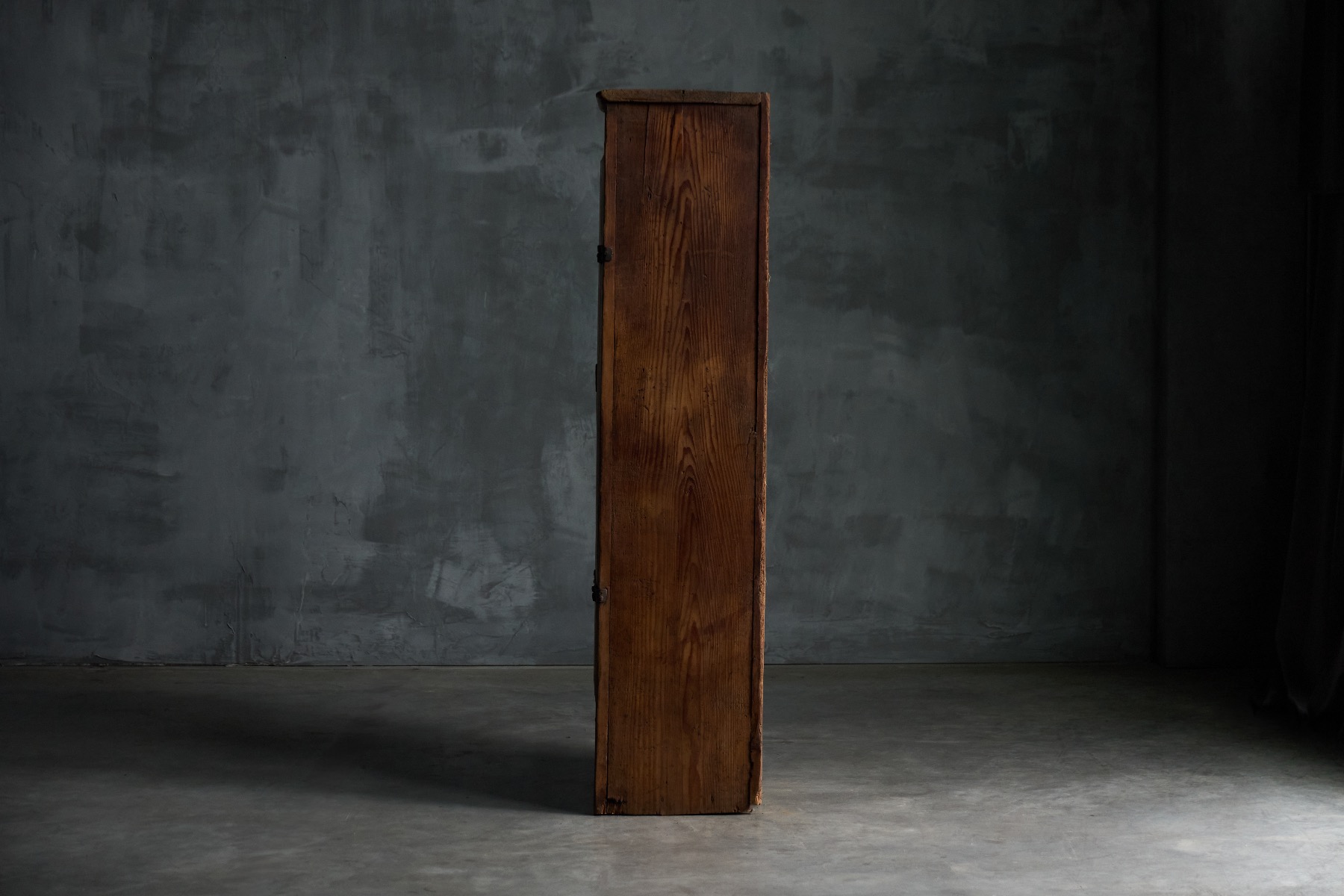 Traditional art populaire wooden cupboard