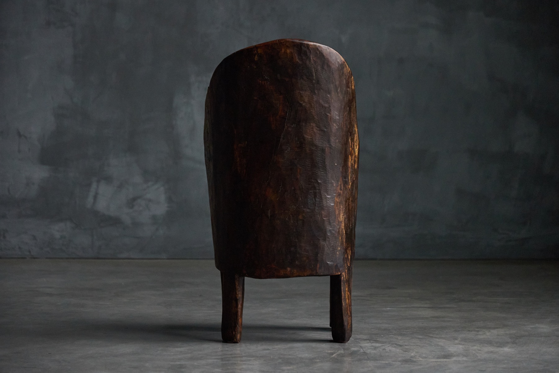 Traditional French chair in primitive organic design