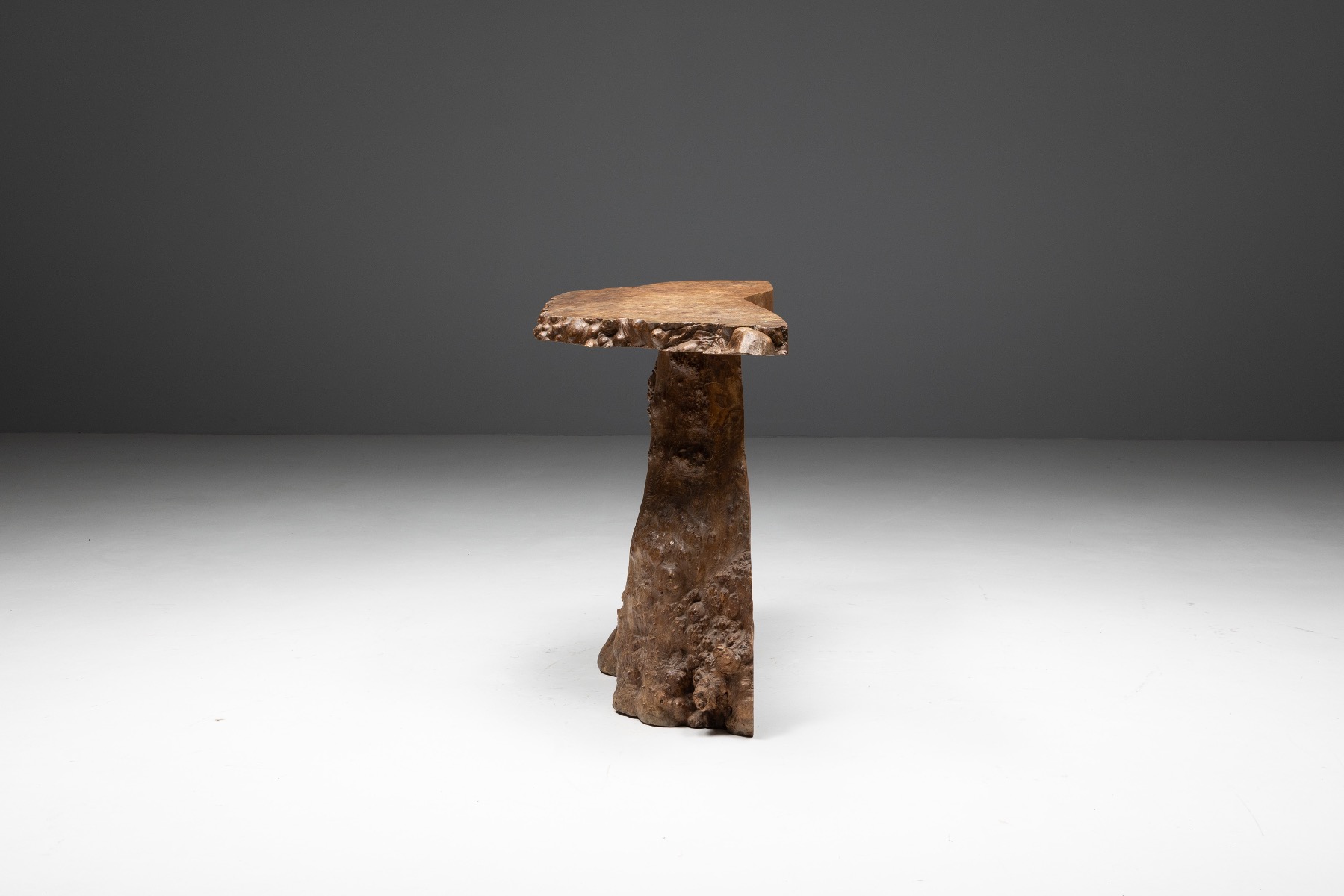 Vintage bar furniture in monoxylite from the 1950s