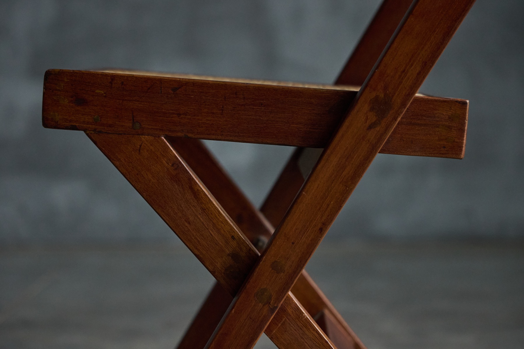Indian modern library chair from the Chandigarh project