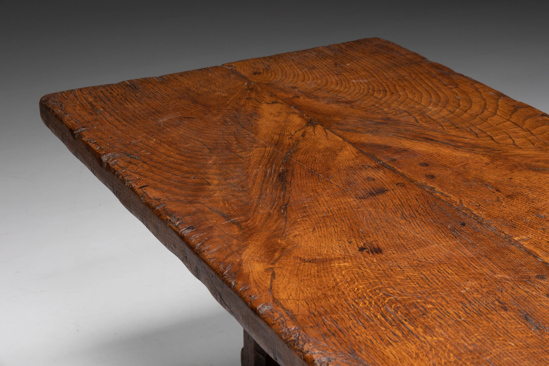 Aged wood primitive table 19th century