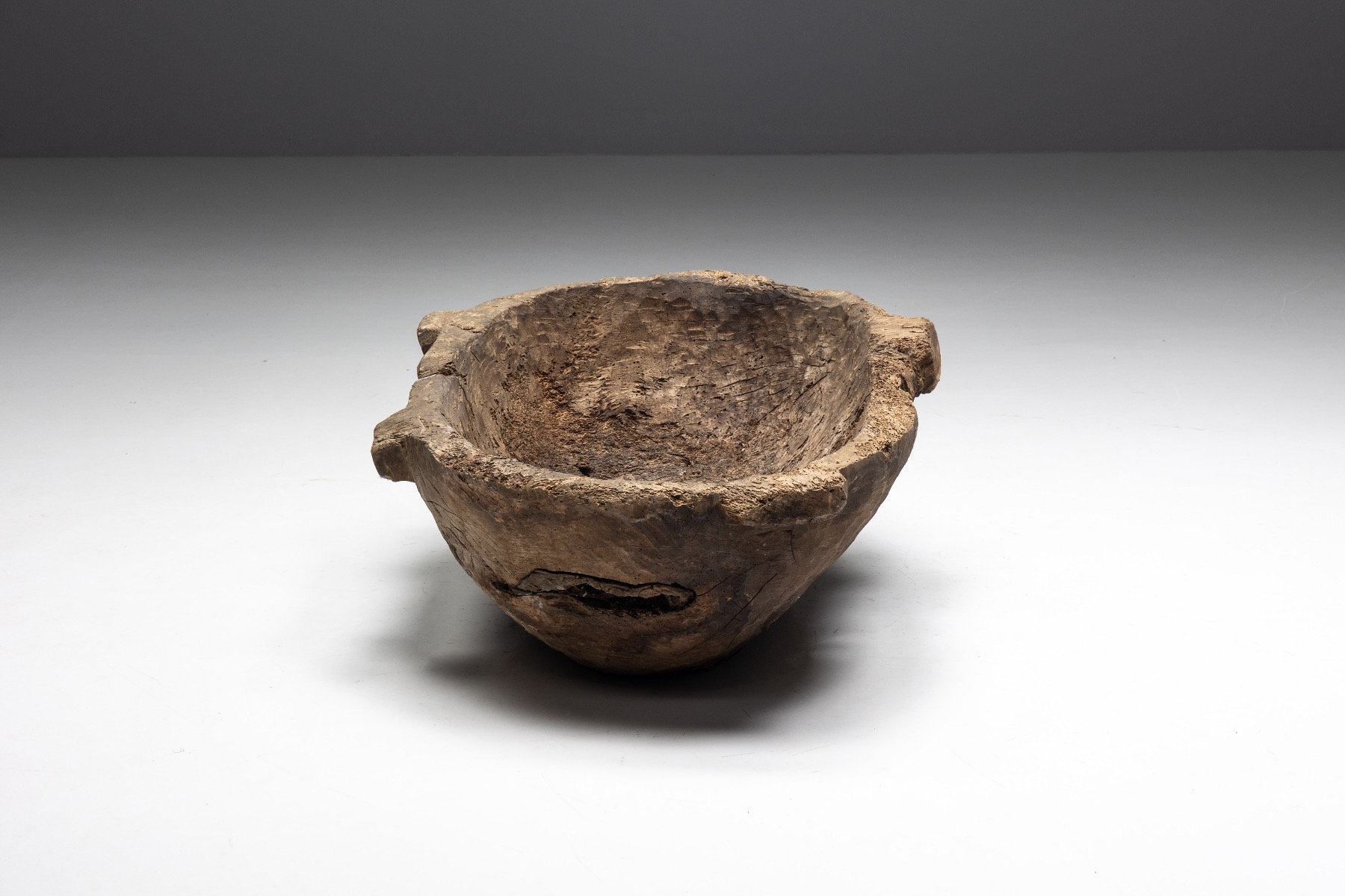Antique farmhouse wooden bowl