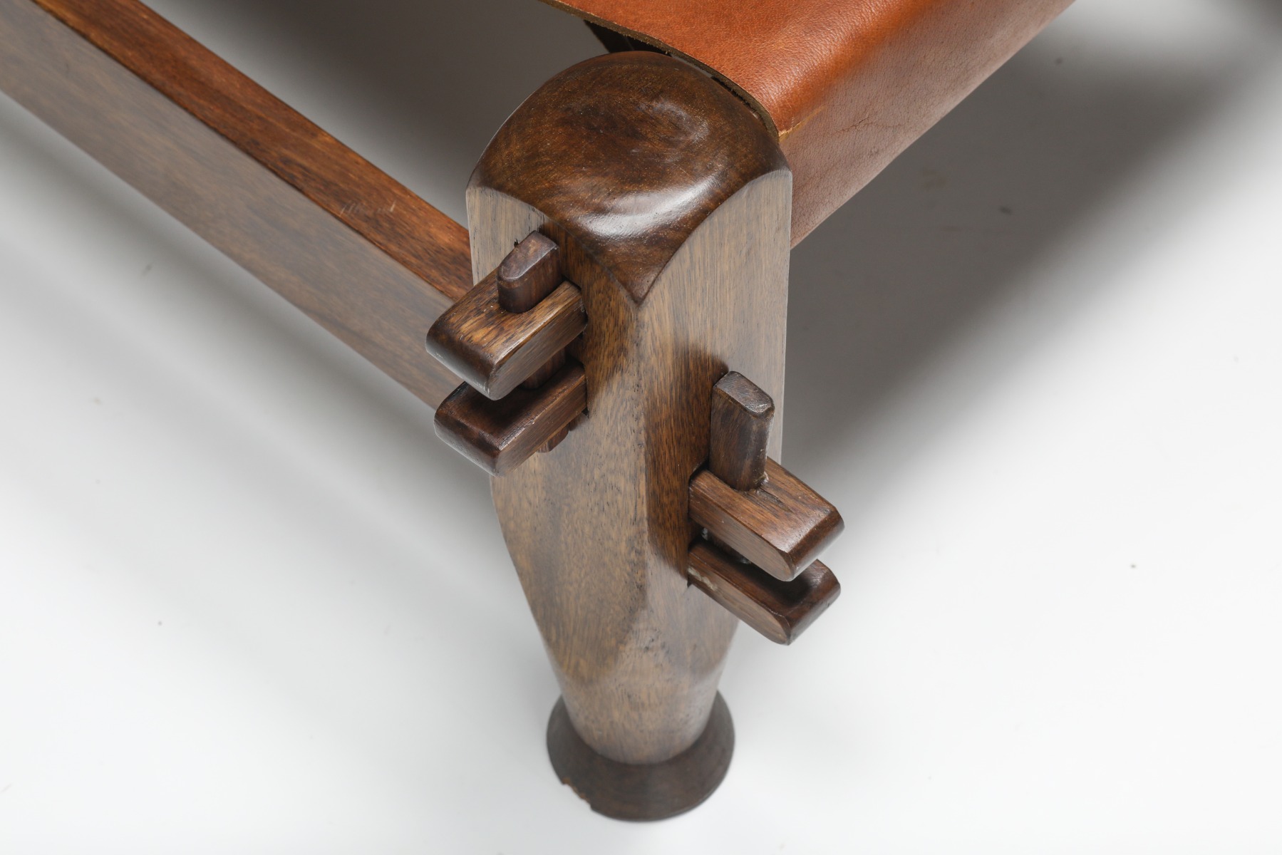 Architectural brutalist stools in Brazilian design