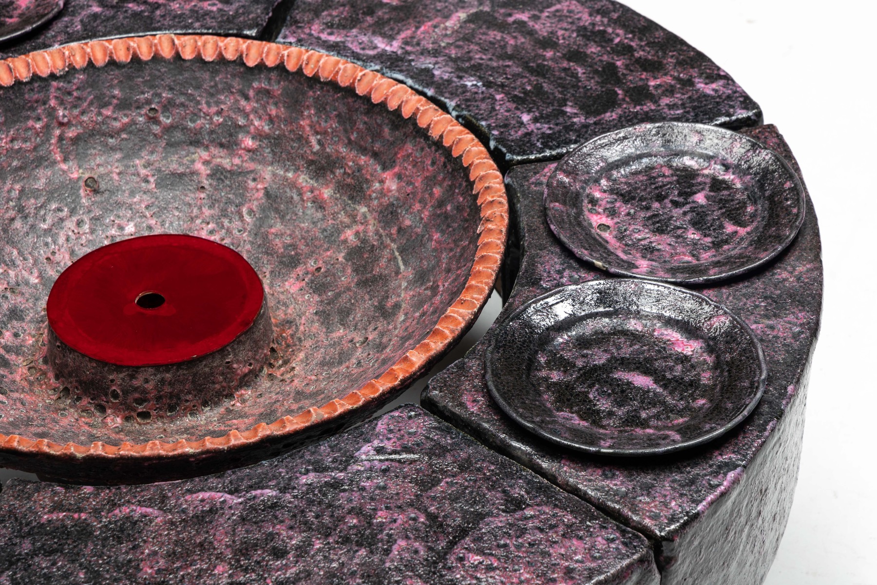 Artisan ceramic stools Vallauris France
