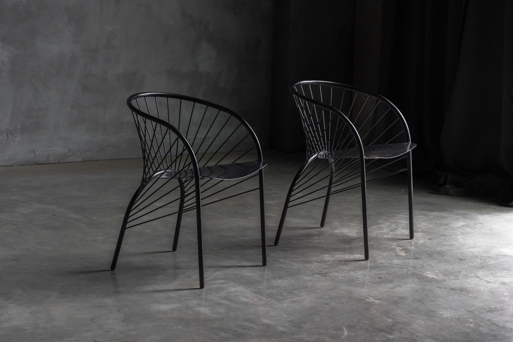 Authentic 1980s Lizzie chair by Régis Portier