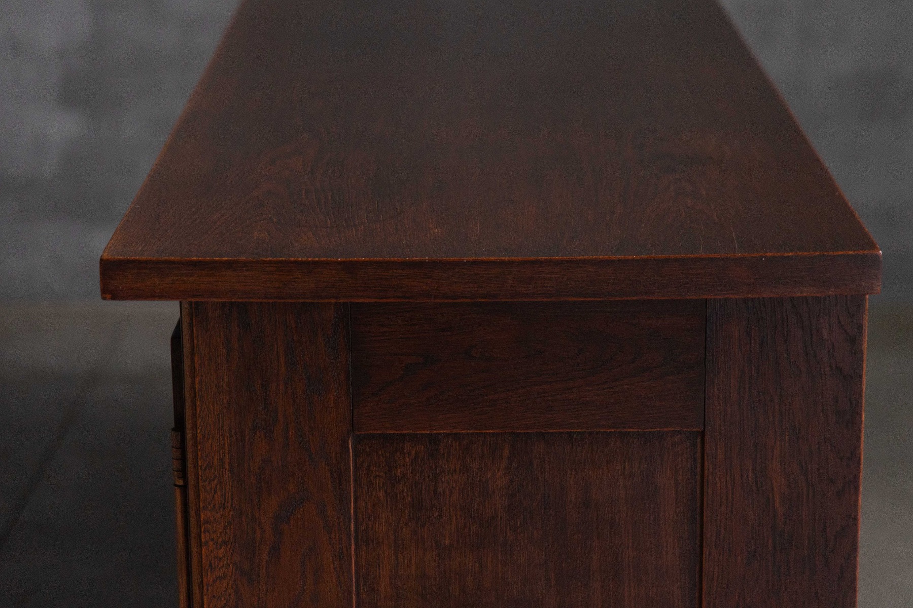 Charles Dudouyt Art Deco cabinet warm oak tones