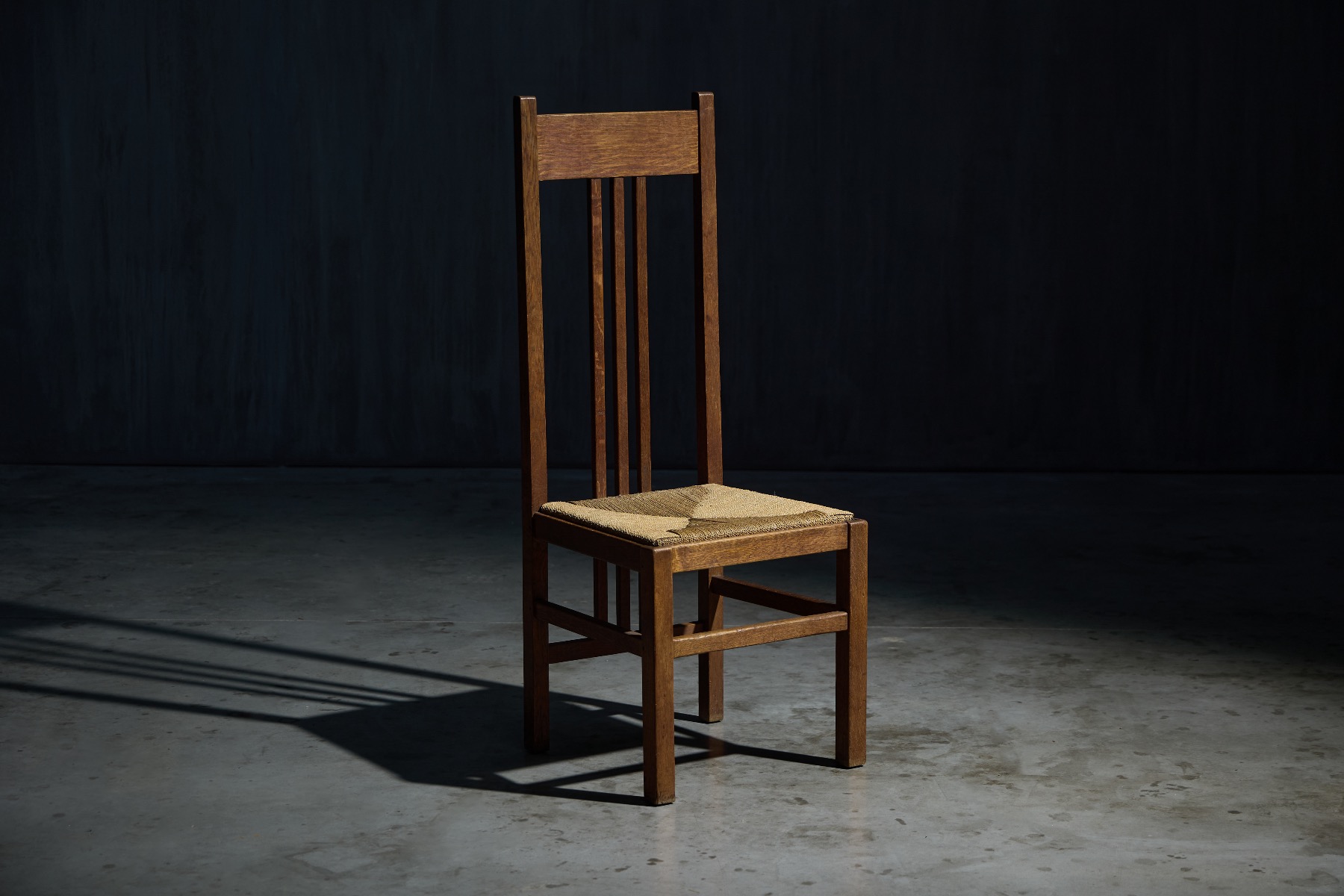 Collectible 1920s modernist high back chairs