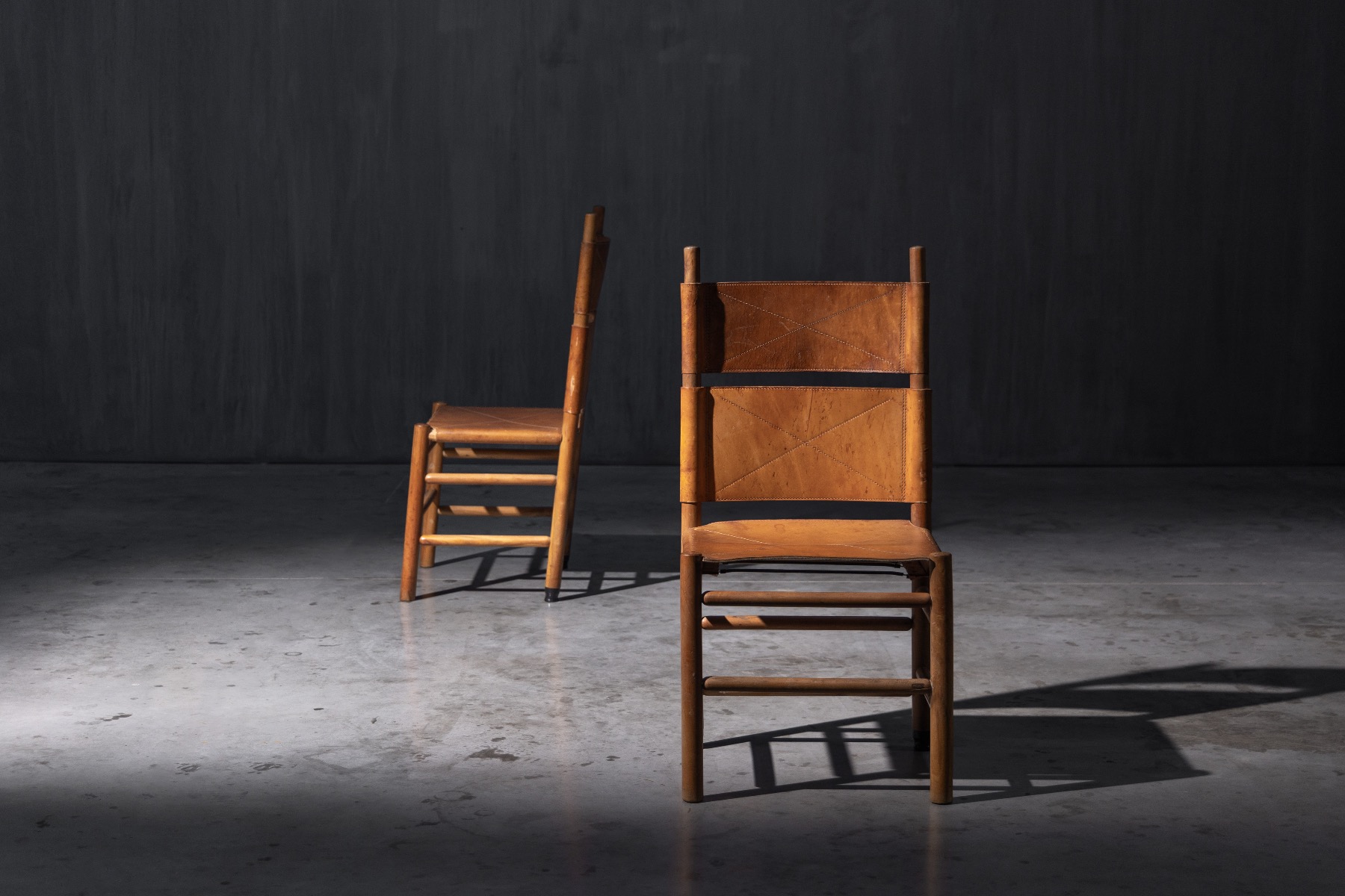 Modernist Italian Kentucky chair from the 1980s