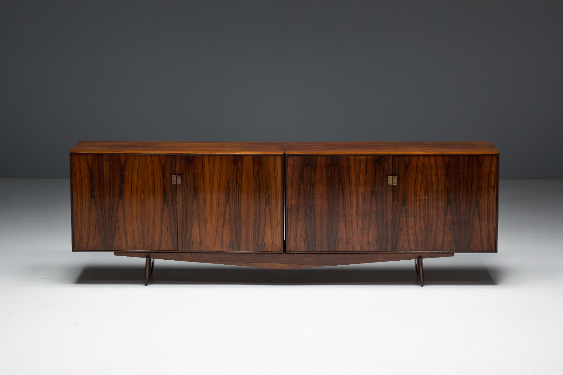 Solid wood mid century sideboard from Brazil