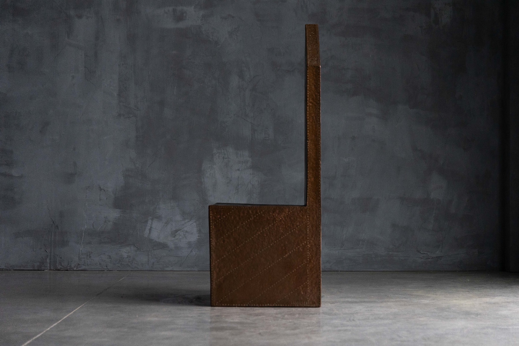 Expressive postmodern throne chair