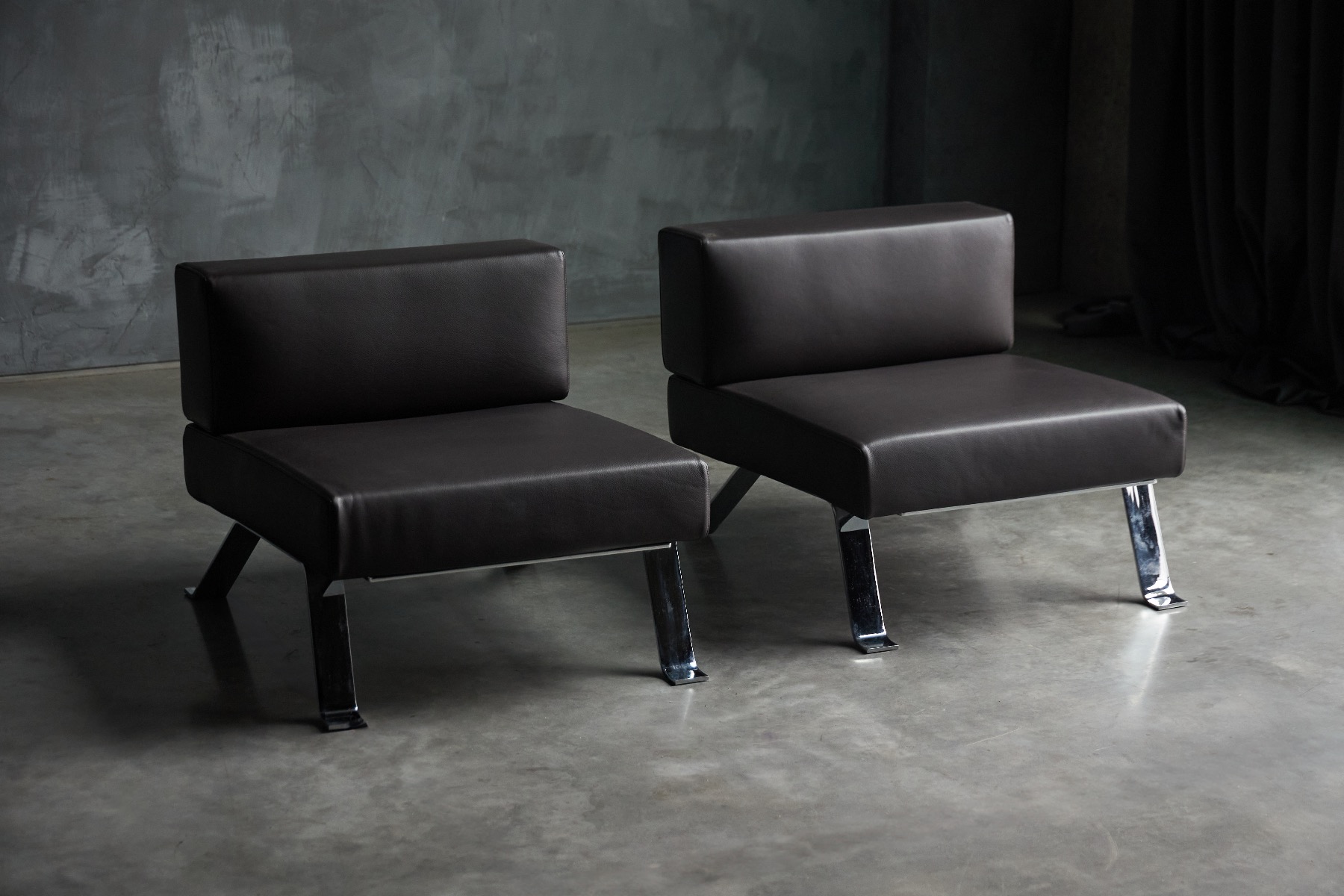 Modernist Ombra lounge seating with refined silhouette